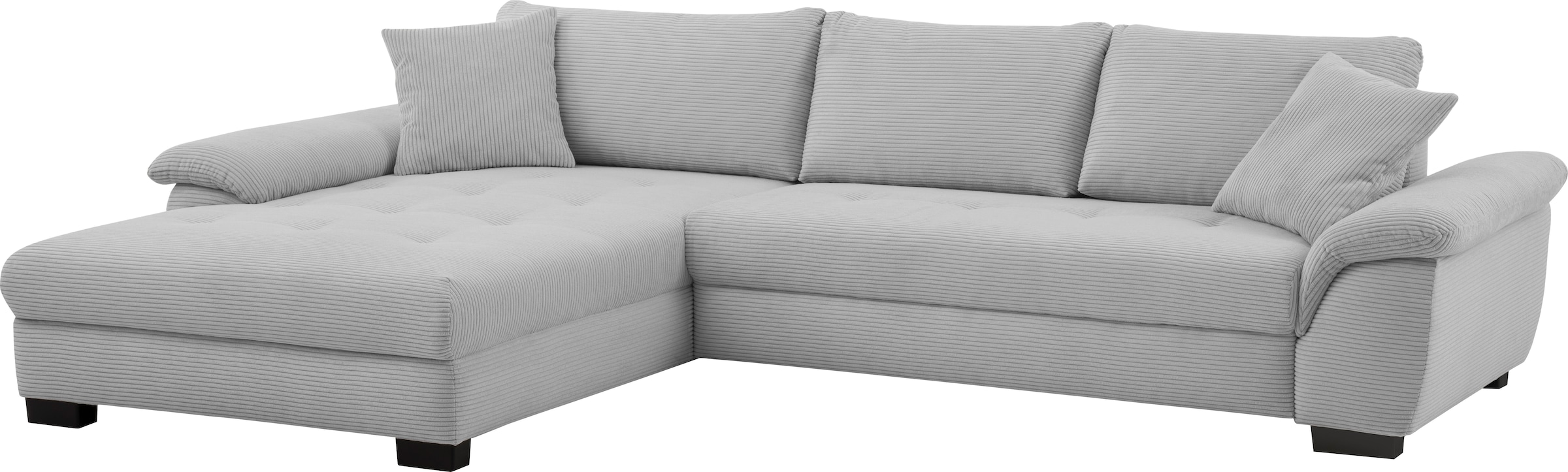 Mr. Couch Canapé d'angle »Dario, L-Form, mit Bett und Bettkasten« wahlweise mit Kaltschaum