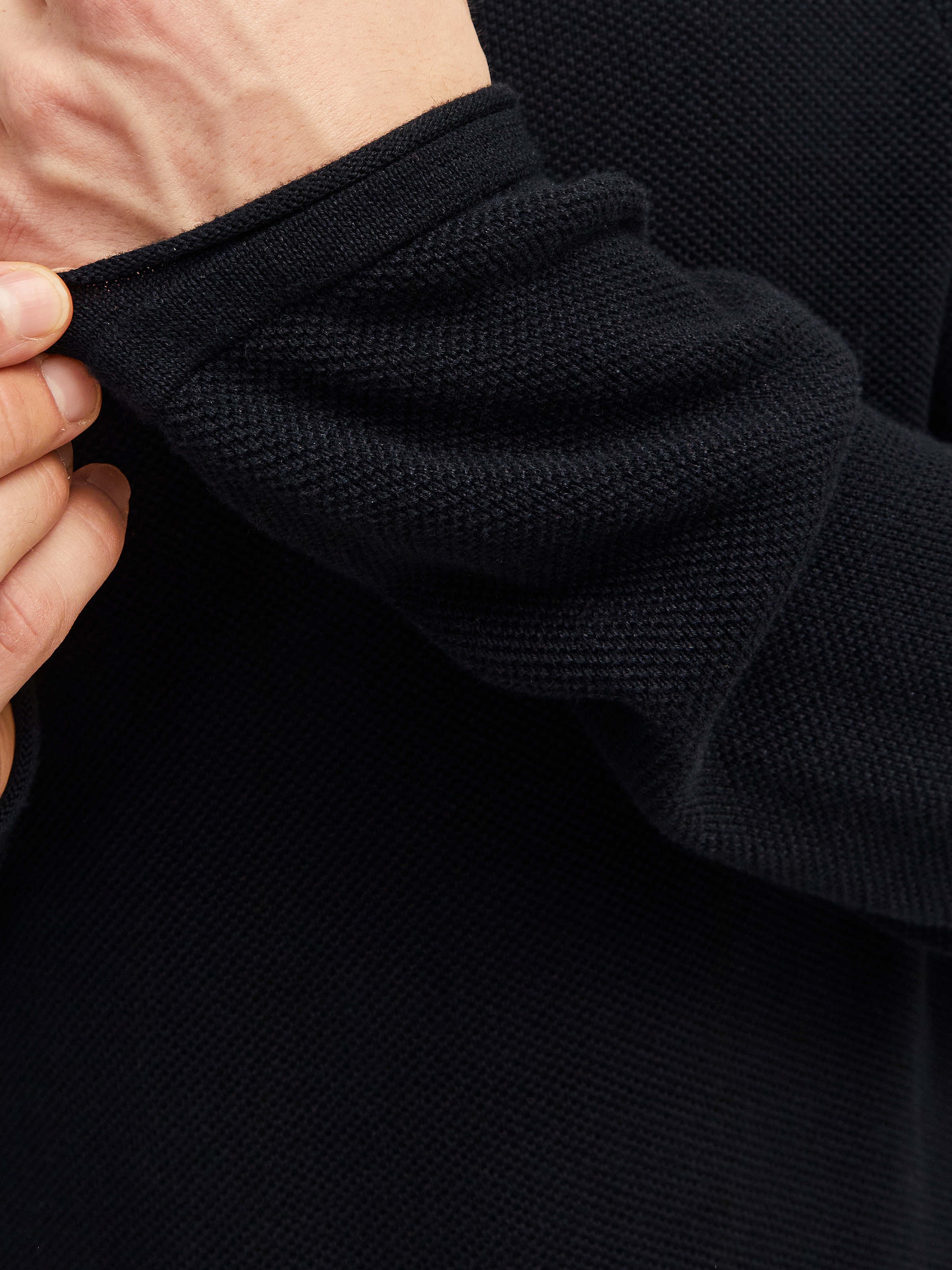 Jack & Jones Rundhalspullover »JJEHILL Pullover mit angenehmem Tragegefühl« Modisch, schmal, Baumwolle, Rundhals