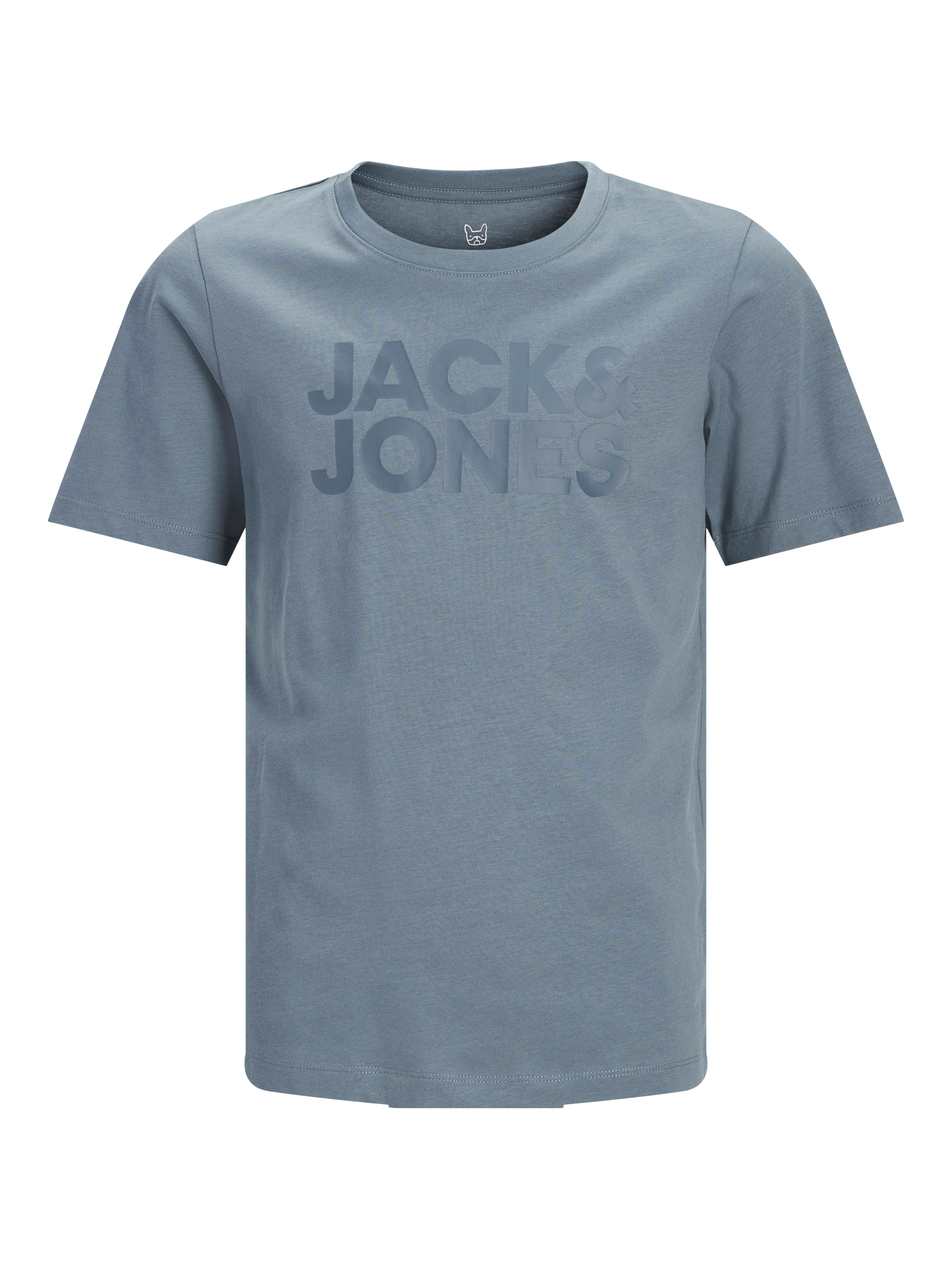 Jack & Jones Junior Shirt à col rond »JJECORP stylisch, atmungsaktiv, pflegeleicht« bedruckt, casual, regular fit, Jersey, Rundhals