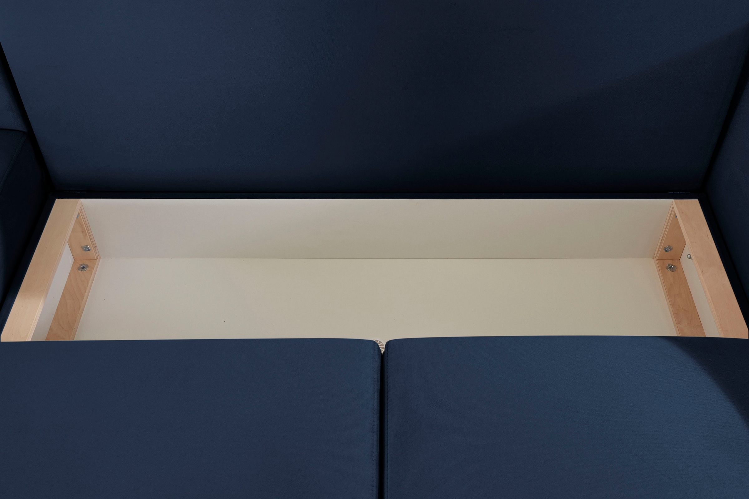 Home affaire Ecksofa »Asra L-Form« incl. Bettfunktion und Bettkasten, Seitentasche im Armteil, Federkern