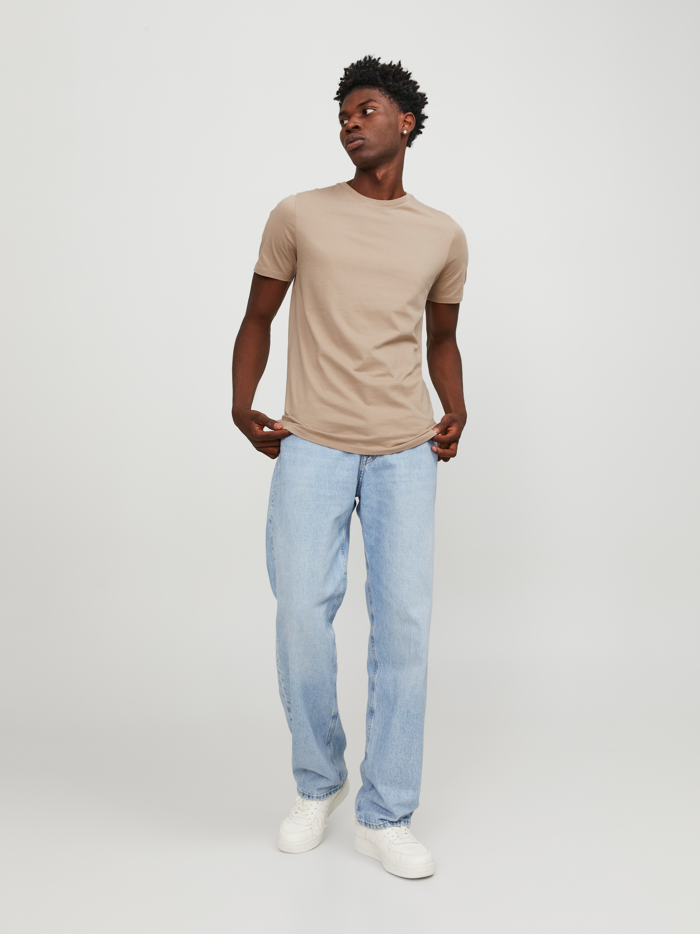 Jack & Jones »JJEORGANIC BASIC TEE SS O-NECK NOOS« coton, coupe régulière