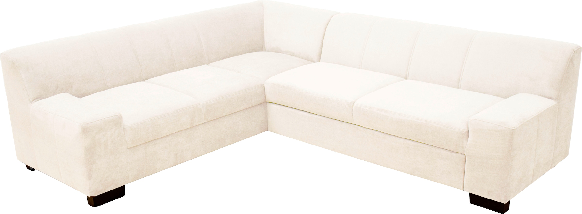 GOODproduct Ecksofa »Faxe 249 x 214 cm, auch mit Schlaffunktion« L-Form, aus pflegeleichtem, weichem Luxus-Microfaser Bezug