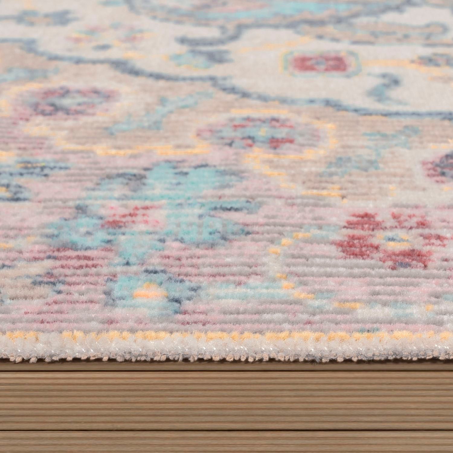 Paco Home Tapis »Torres 271« Rectangulaire 8 mm Höhe Kurzflor, Orient-Optik, Vintage Design, In- und Outdoor geeignet