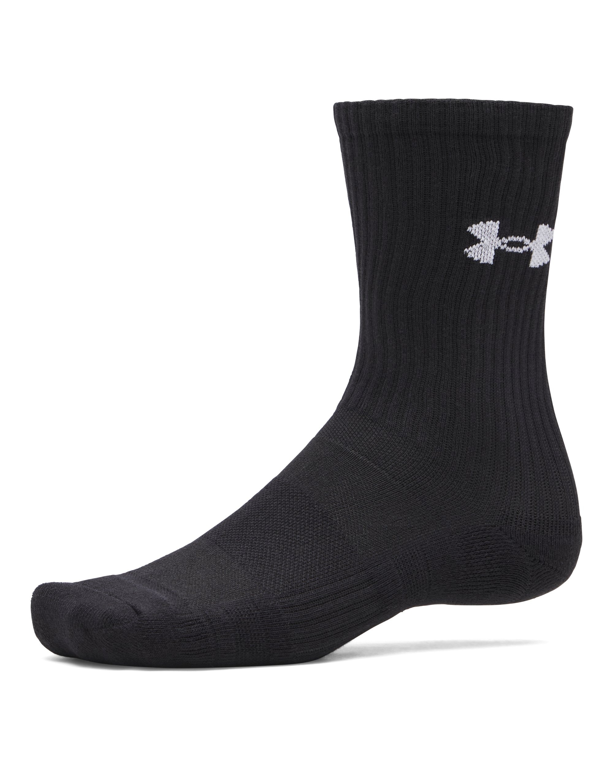 Under Armour® Chaussettes de sport »UA PERFORMANCE COTTON 3P CRW« 3 Couple tlg. pour activités variées, matière douce 100% coton