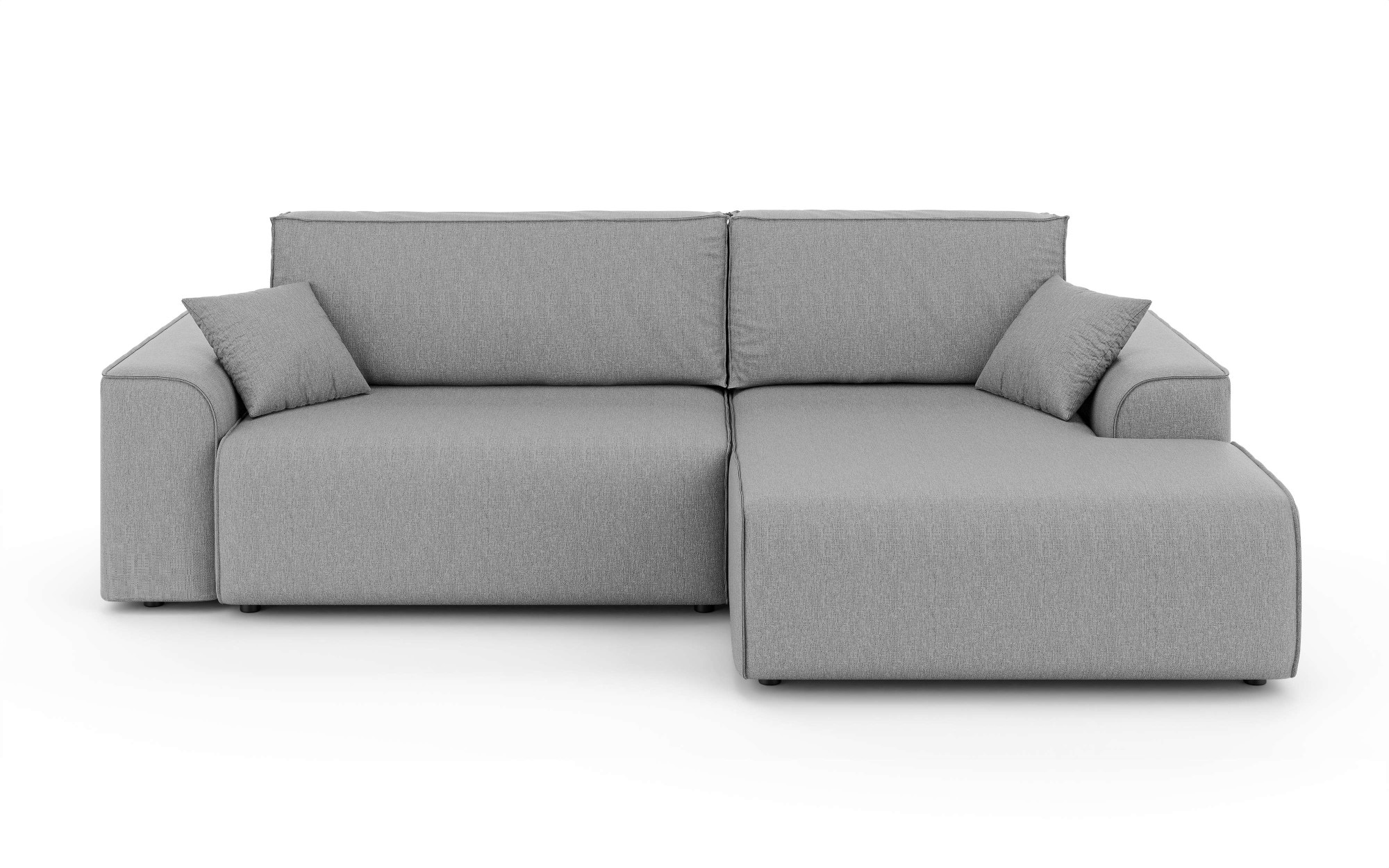 Home affaire Ecksofa »Santenay mit Bettfunktion und Bettkasten, Masse: B/T/H 266/164/90 cm« L-Form mit Wellenfederung, Schlaffläche: 140x213 cm, auch in Cord
