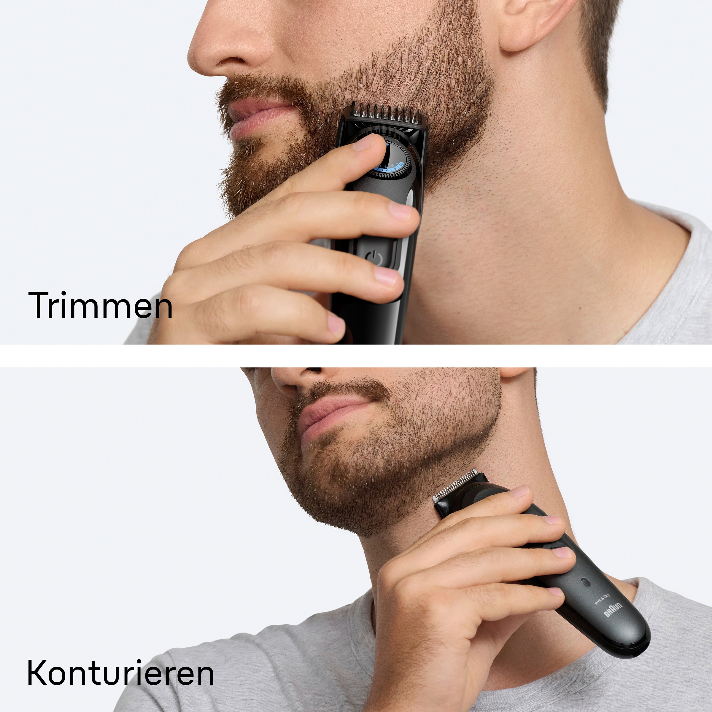 Braun Tondeuse à cheveux »Barttrimmer Series 3 BT3520« lame ultra tranchante, 50 min d'autonomie batterie, 40 réglages de longueur