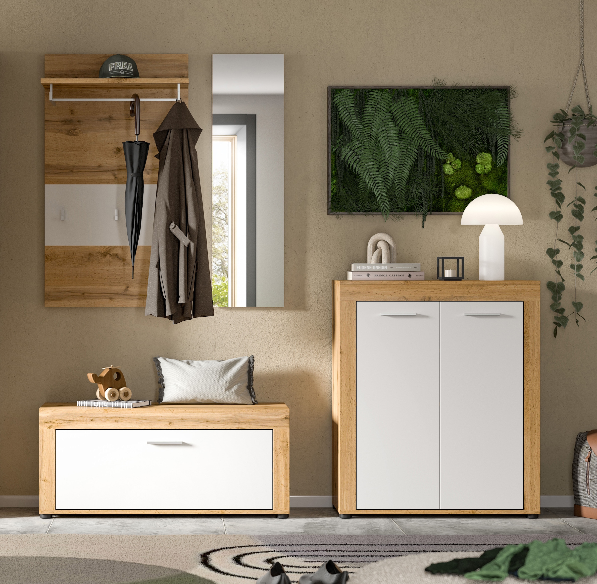 Home affaire Ensemble de vestiaires »Aosta« Set, 4 cuis tlg.