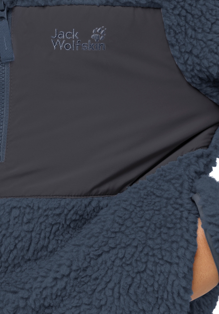Jack Wolfskin Veste polaire »ICE CURL HOOD JACKET K« avec capuche avec capuche, en polaire polyester, forme normale