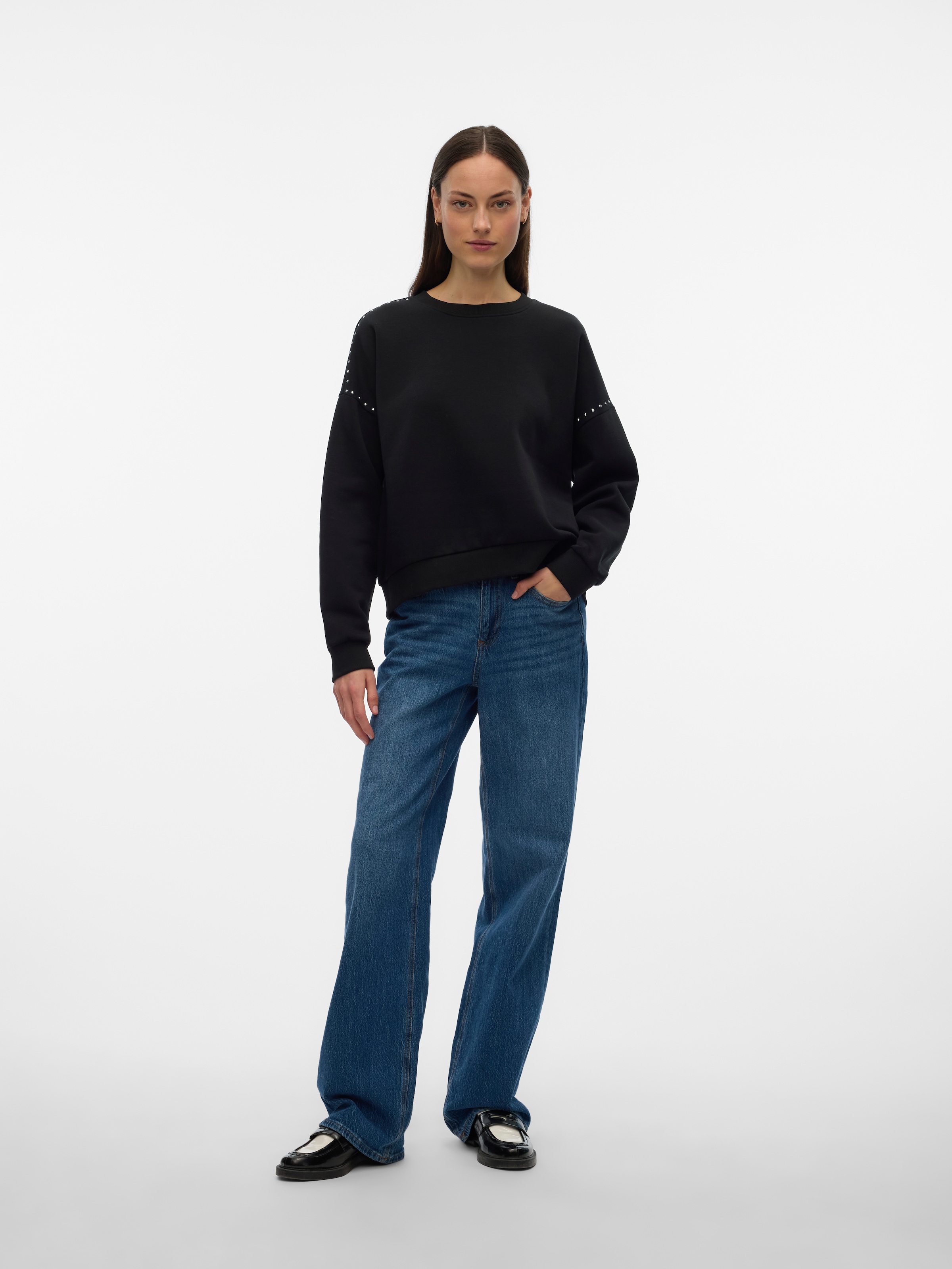 Vero Moda T-shirt à manches longues »VMLOTTE TRINA LS SWEAT BOX GA BF«