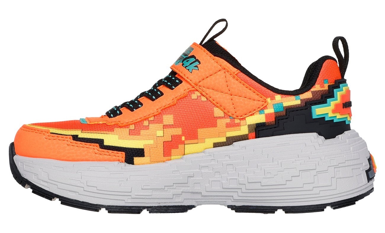 Skechers Sneaker »MEGA-CRAFT 4K«  , Klettschuh im coolen Pixel-Look, Grössenschablone zum Download