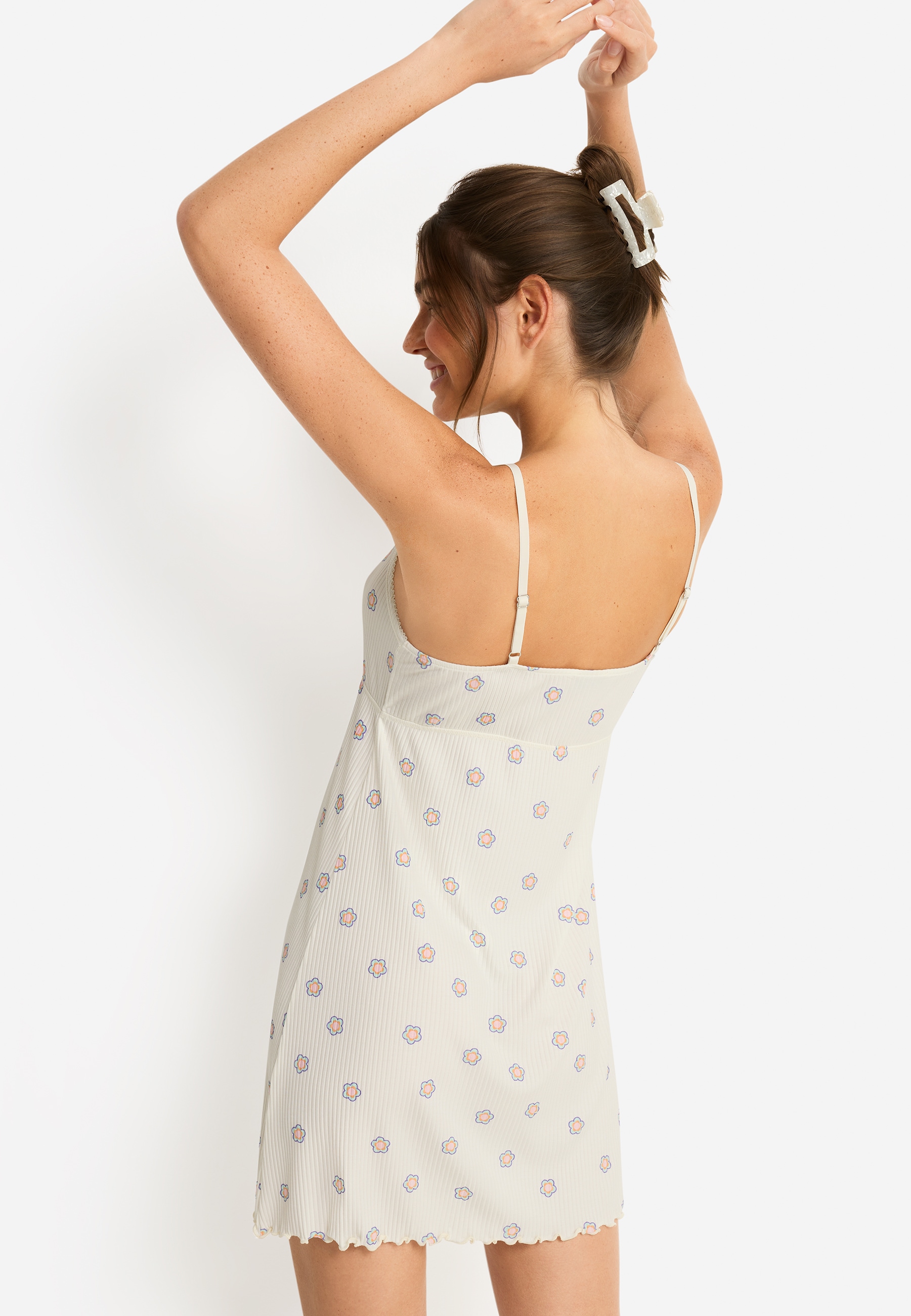 LSCN by LASCANA Négligé 1 pièces tlg. mit All-over Print