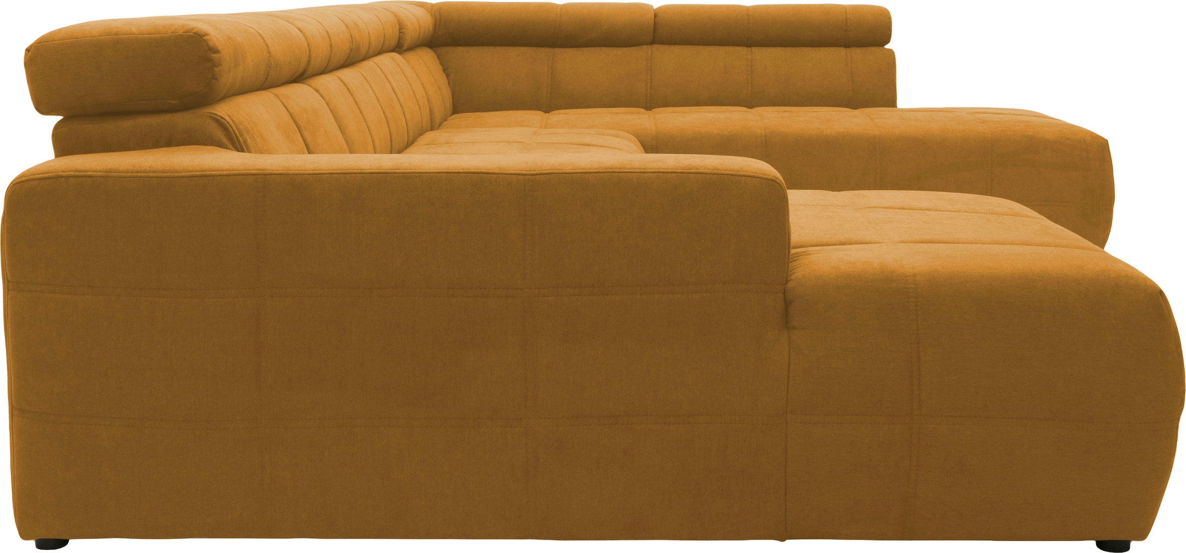 GOODproduct Wohnlandschaft »Ballerup 359 x 228 cm, auch mit verstellbarer Sitztiefe« Kopfteile verstellbar, aus pflegeleichtem, weichem Bezugsstoff, U-Form