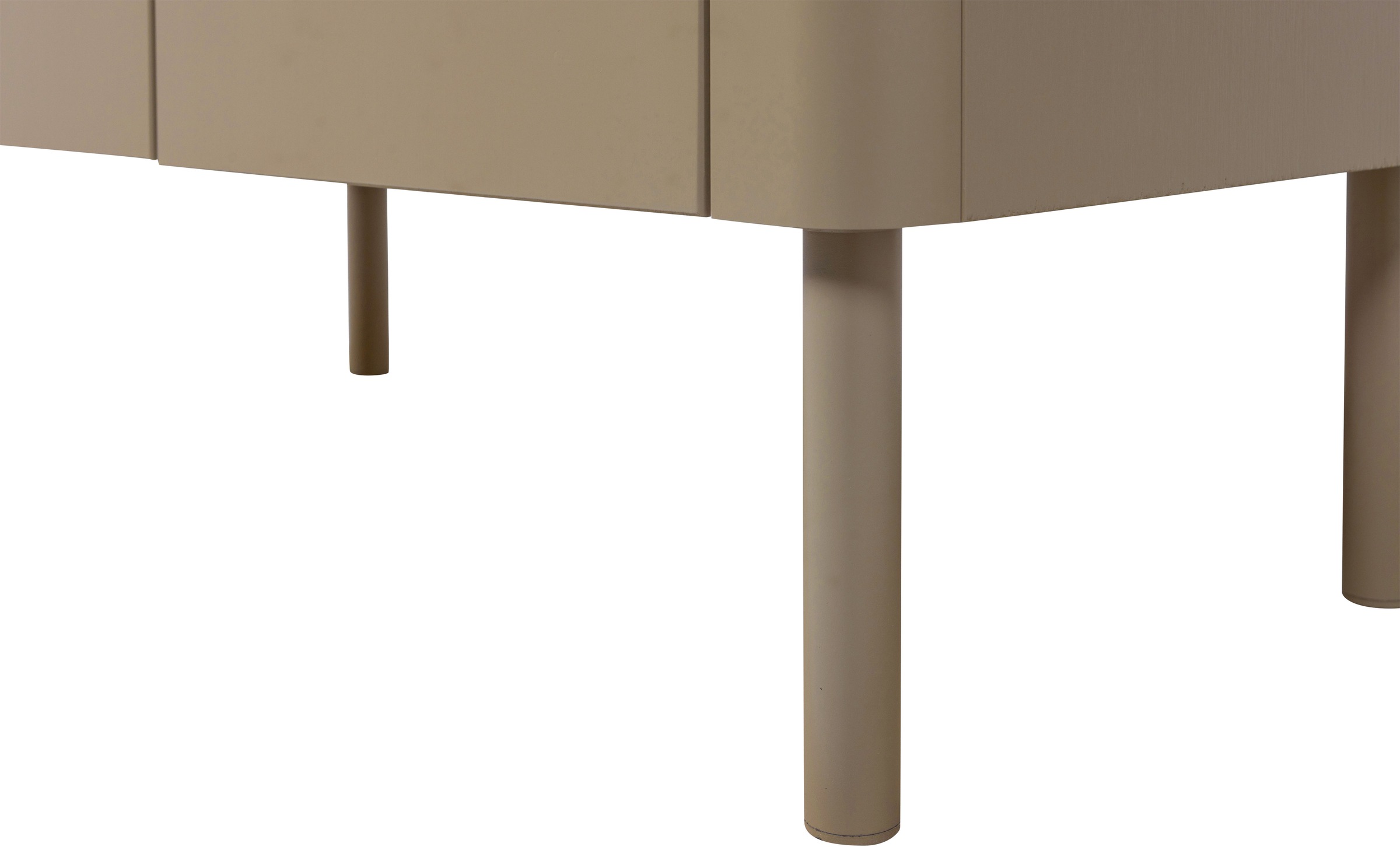 WOOOD Highboard »Gunnar FSC®-Mix Massivkiefer mit Dämpfung Funktion, 85 x 39 x 135 cm« Abgerundete Ecken, Tragkraft 15 kg pro Einlegeboden,sichtbare Maserung
