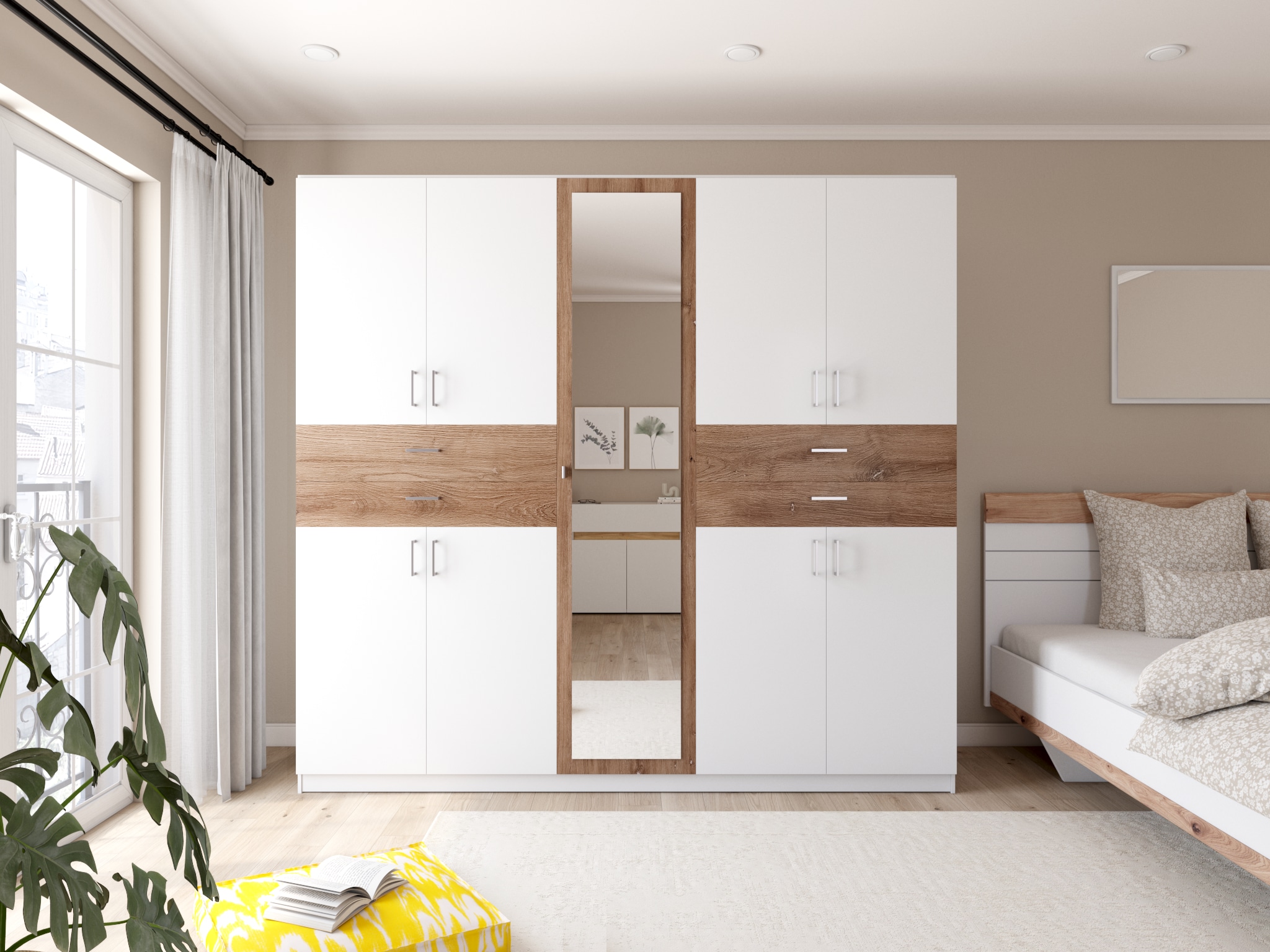 Schlafkontor Table de nuit »Tajo« mit Schublade, Nachtkonsole für Wandmontage