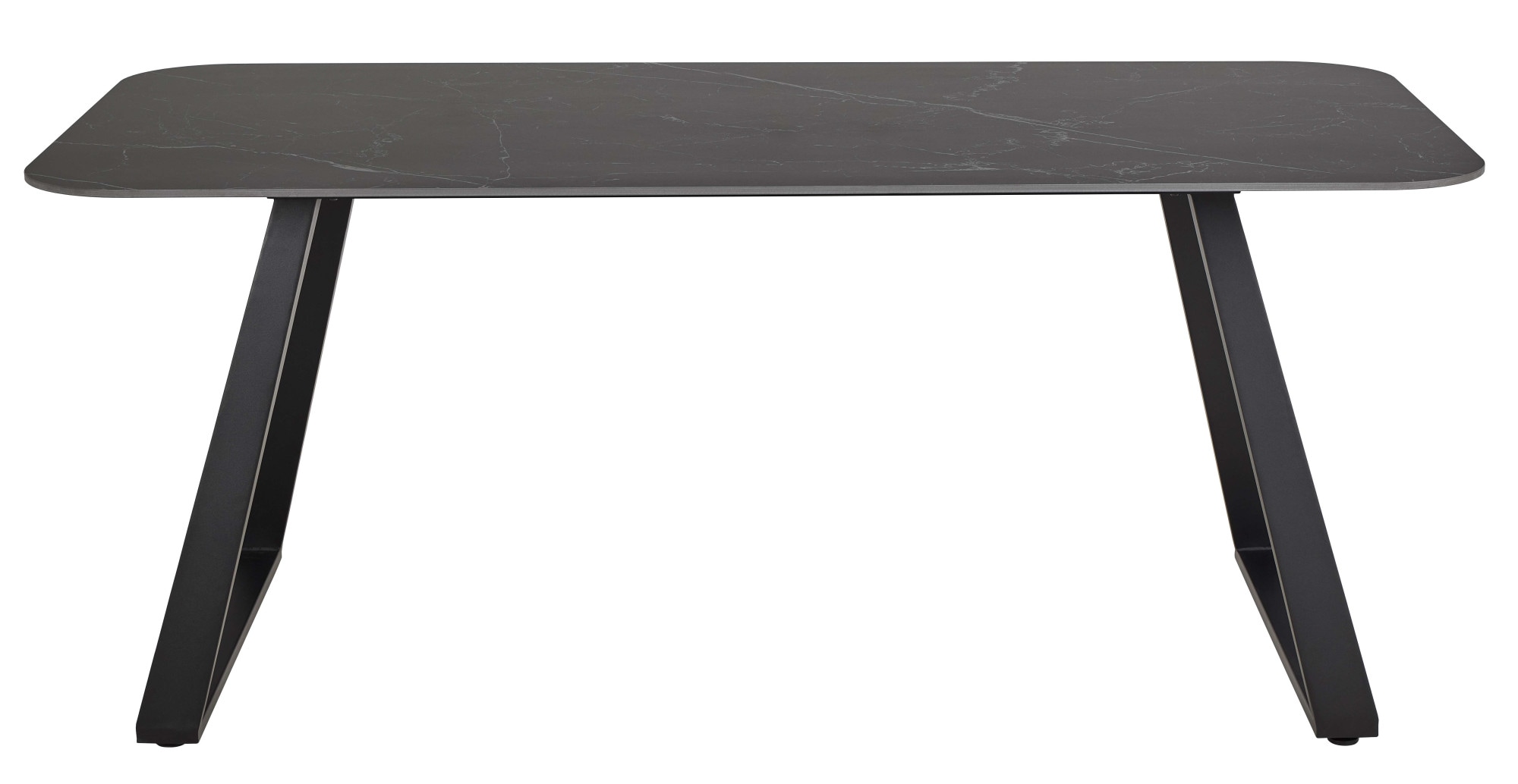 ACTONA GROUP Table de salle à manger »Antalya, Speisetisch, Tisch« rectangulaire, plaque en céramique, pied luge, 6 places assises, largeur 180 cm,