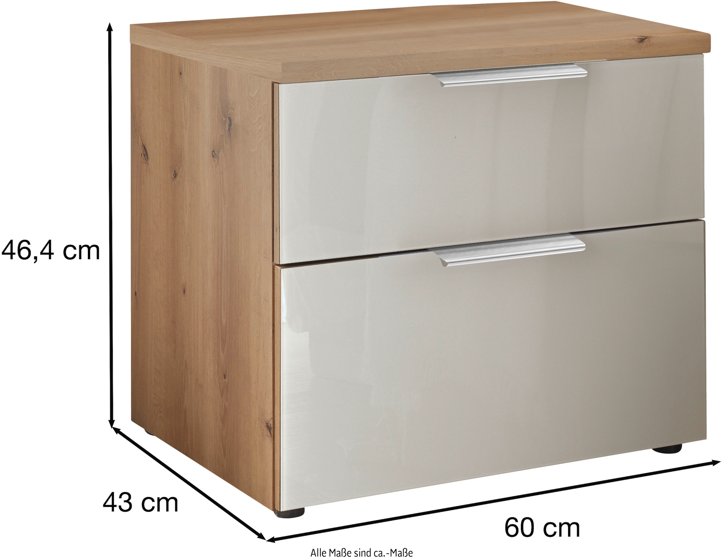 WIEMANN Nachtkonsole »Como« vormontiert