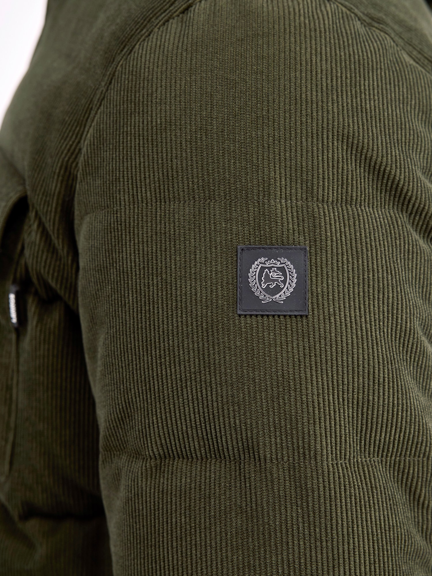 LERROS Veste d'hiver »Herren Steppjacke in funktionaler Cord-Optik« mit Kapuze