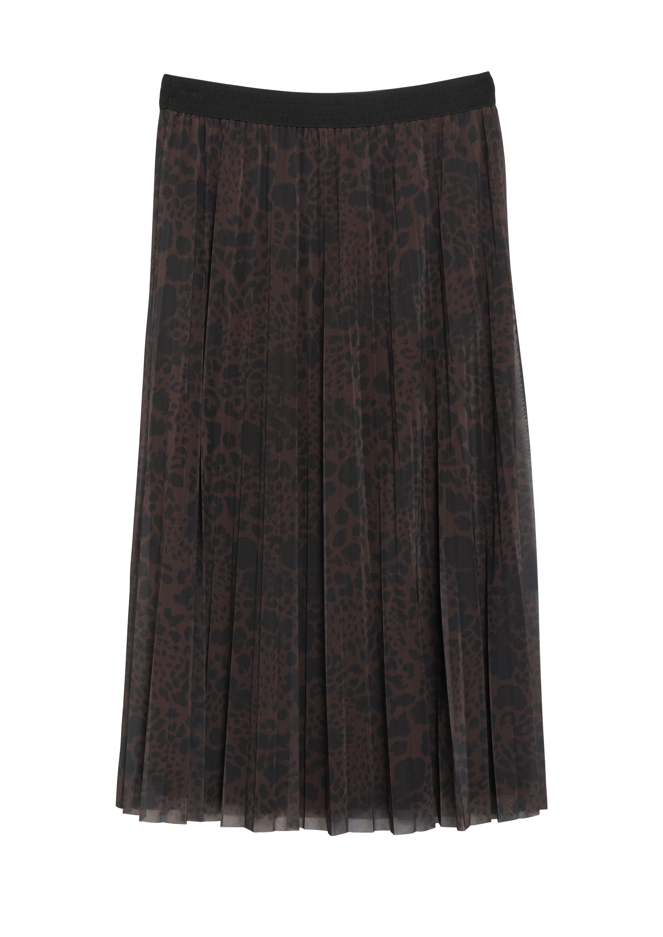 s.Oliver BLACK LABEL Jupe en maille avec motif animalier