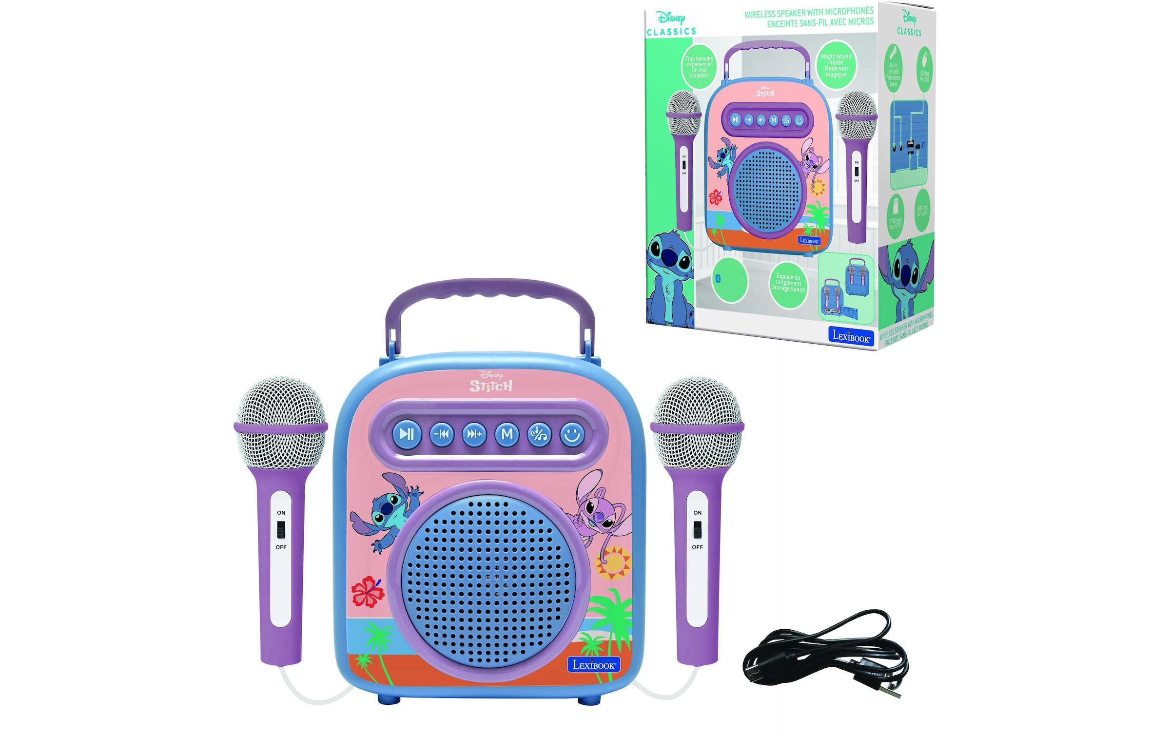 Lexibook® Haut-parleur Bluetooth »Stitch mit 2 Mikrofonen« ( )