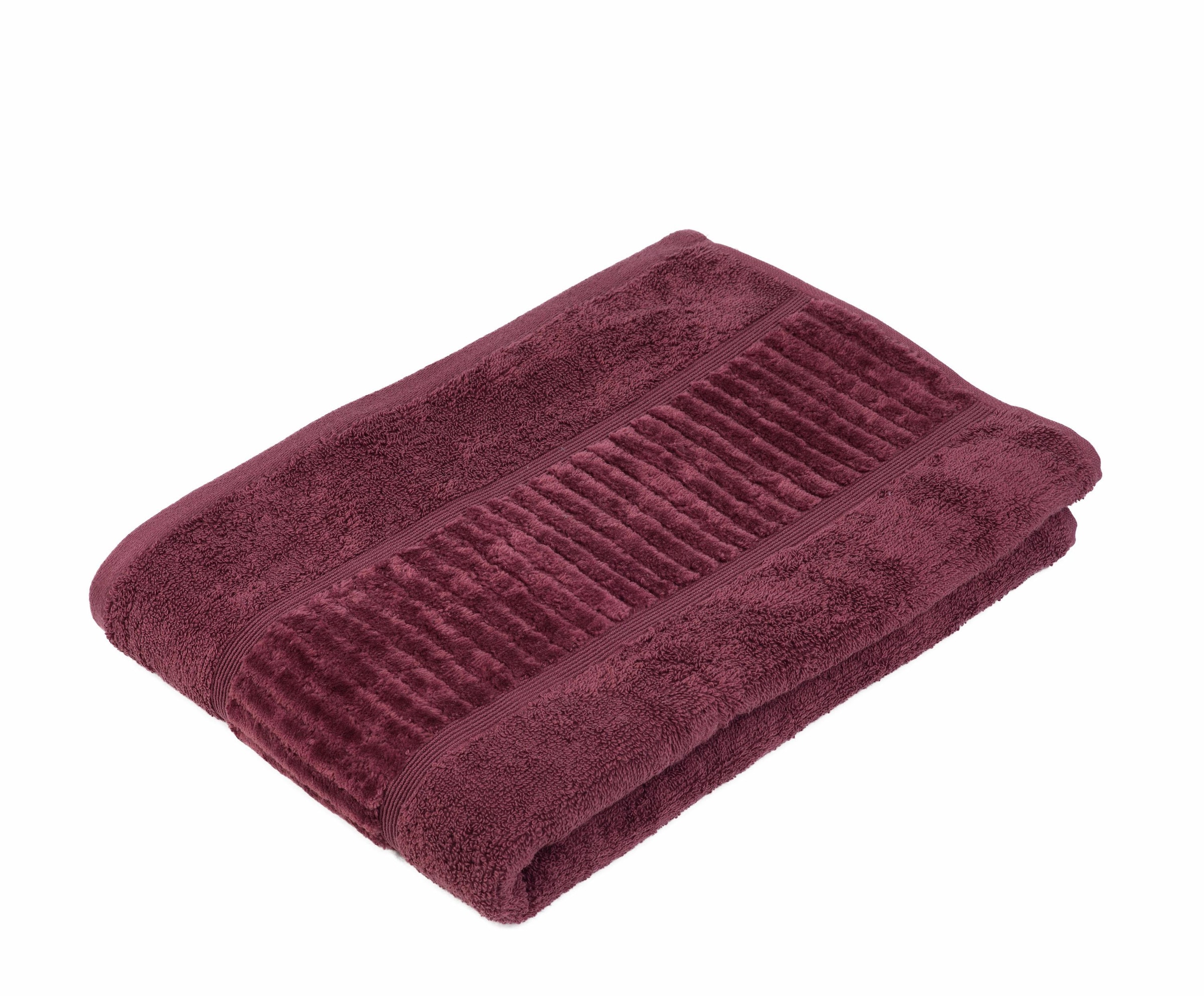 Gözze Badetuch »BIO Frottier« Bio-Baumwolle, Uni-Farben, mit geschorener Bordüre, Pastell Farben