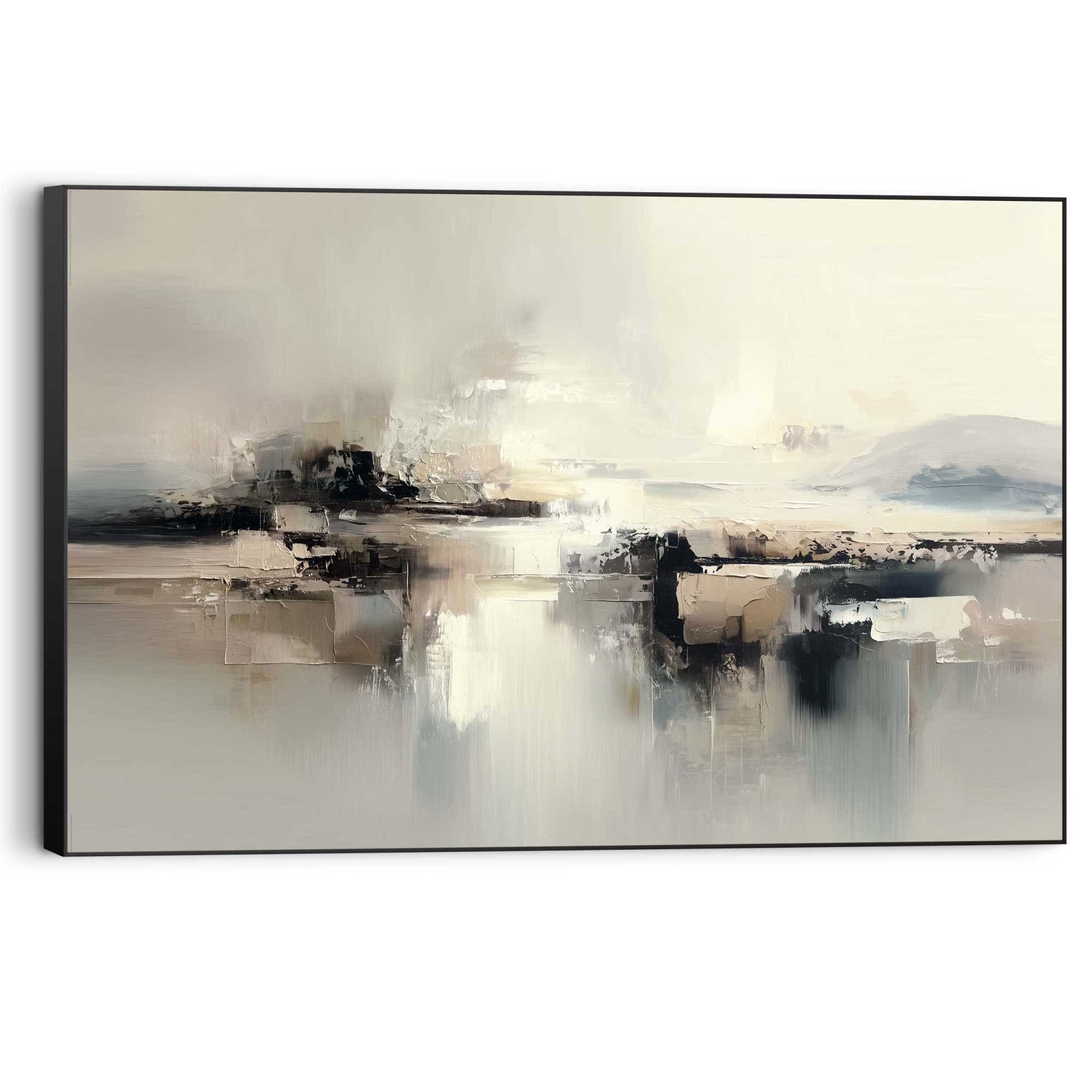 Reinders! Fresque murale »Sanfter Horizont« 1 cuis tlg. Wohnzimmer - Beige - MDF - Abstrakt - 90x60 cm
