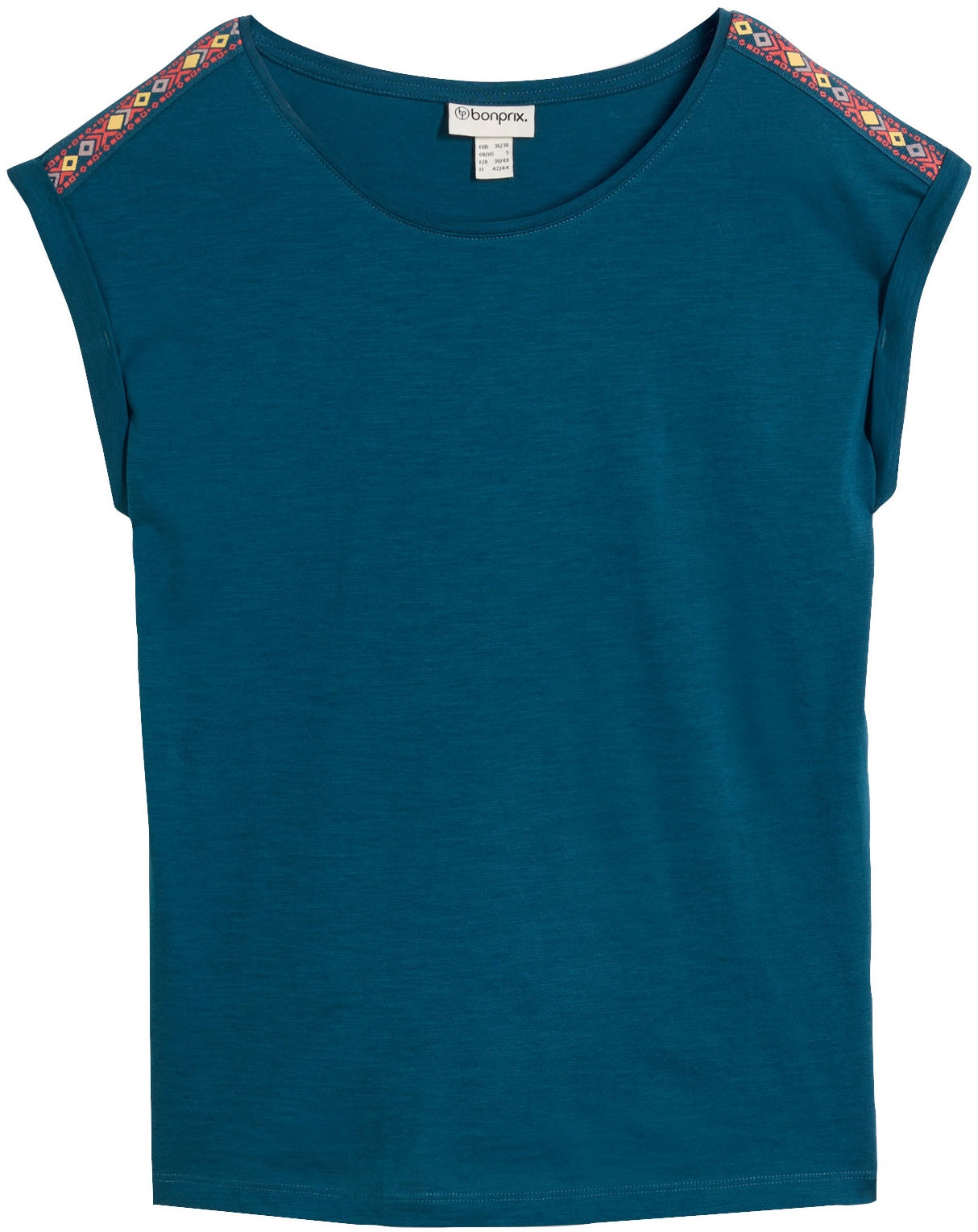 bonprix T-shirt coupe confortable, épaules tombantes, coton pur