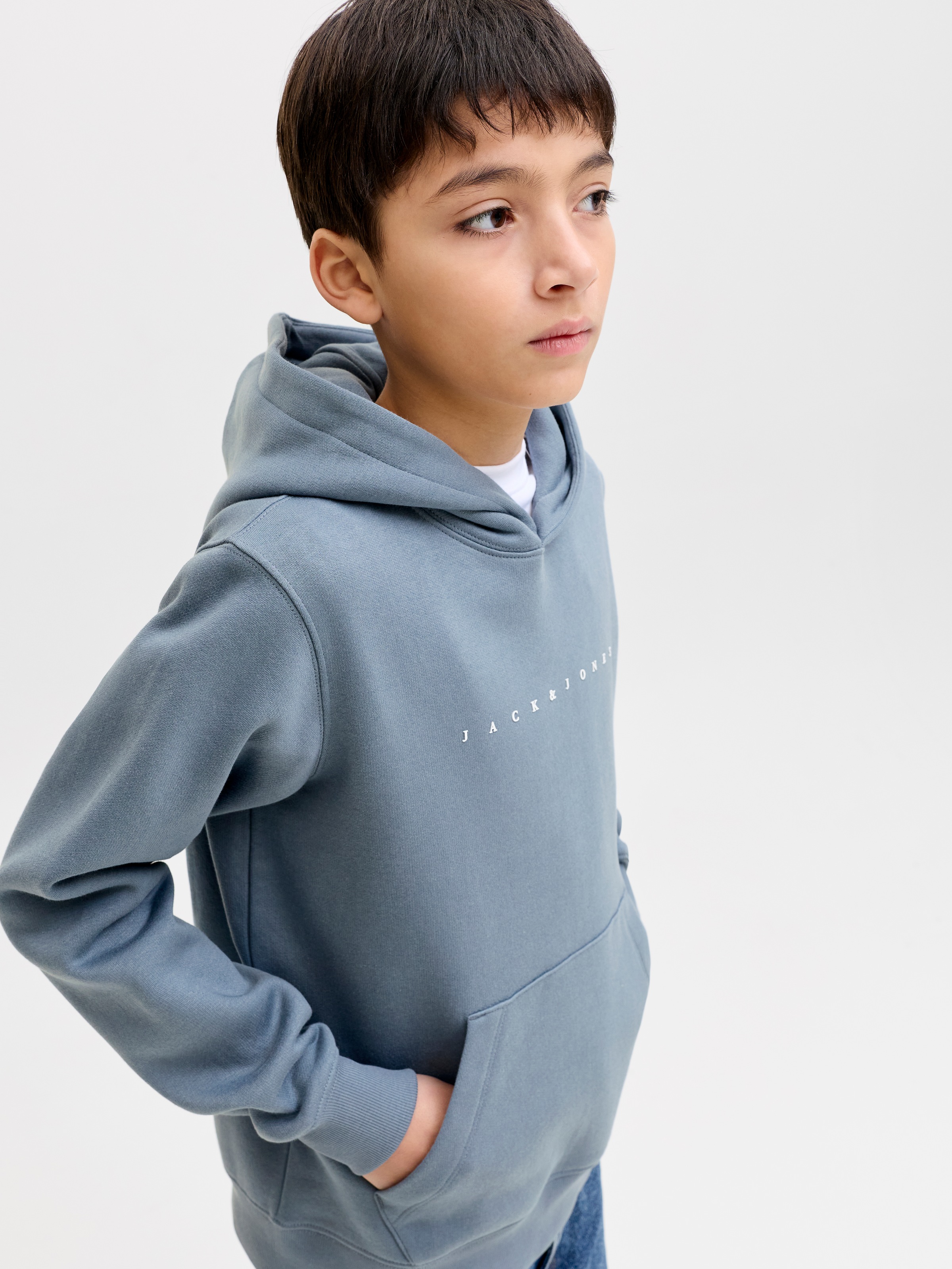 Jack & Jones Junior Kapuzensweatshirt »JJESTAR JJ SWEAT HOOD NOOS JNR«, Baumwollmischung, relaxed fit
