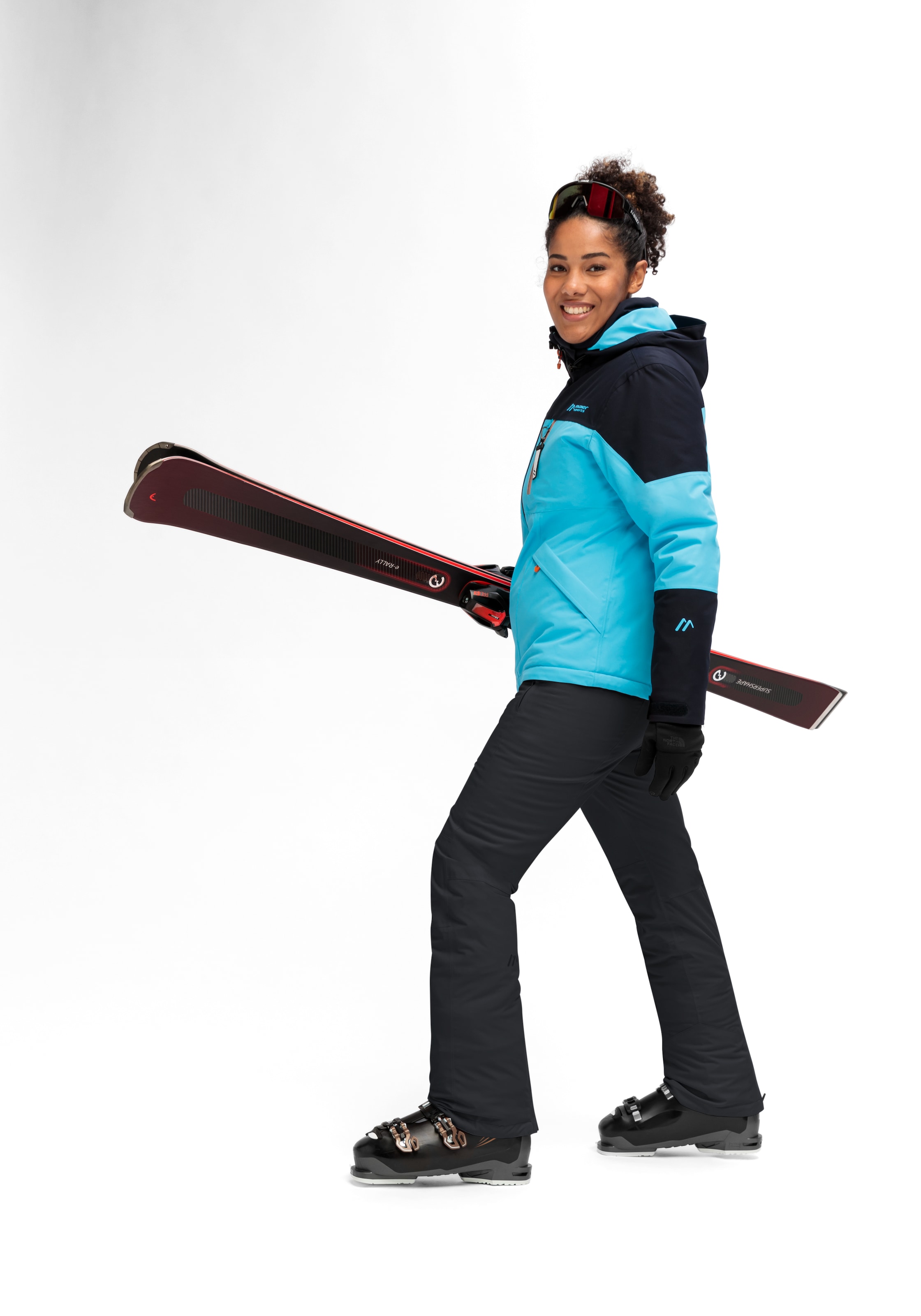 Maier Sports Skihose »Vroni slim 2.0«  Damen Schneehose, wind- und wasserdicht, 2 RV-Taschen, Slim Fit