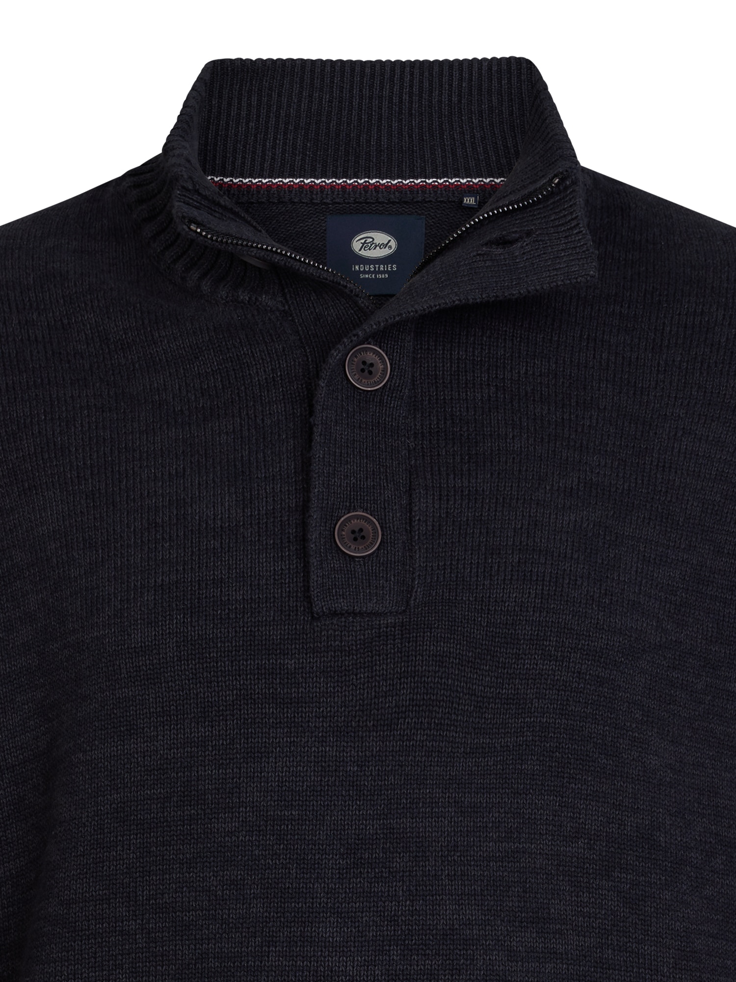 Petrol Industries Pull en tricot mit Rippbündchen