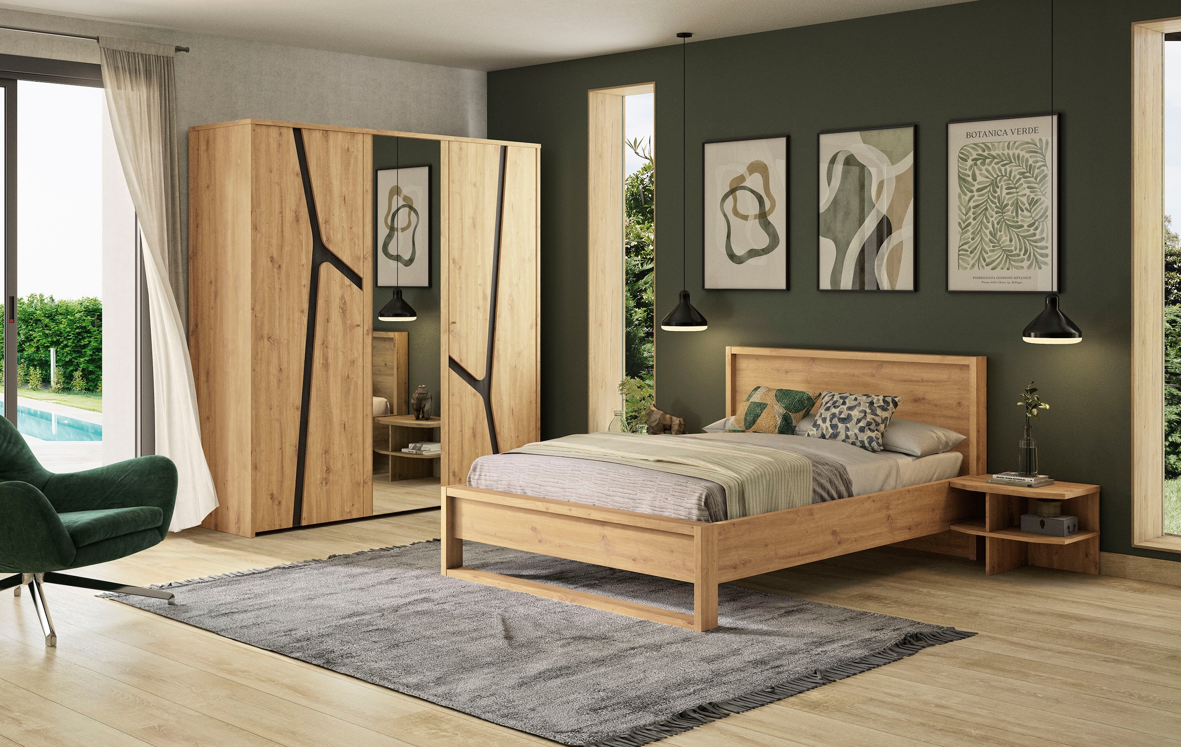 Gami Lit simple »ALANA« 1 tlg. Luxuriöses und qualitativ hochwertiges Bett 160 x 200