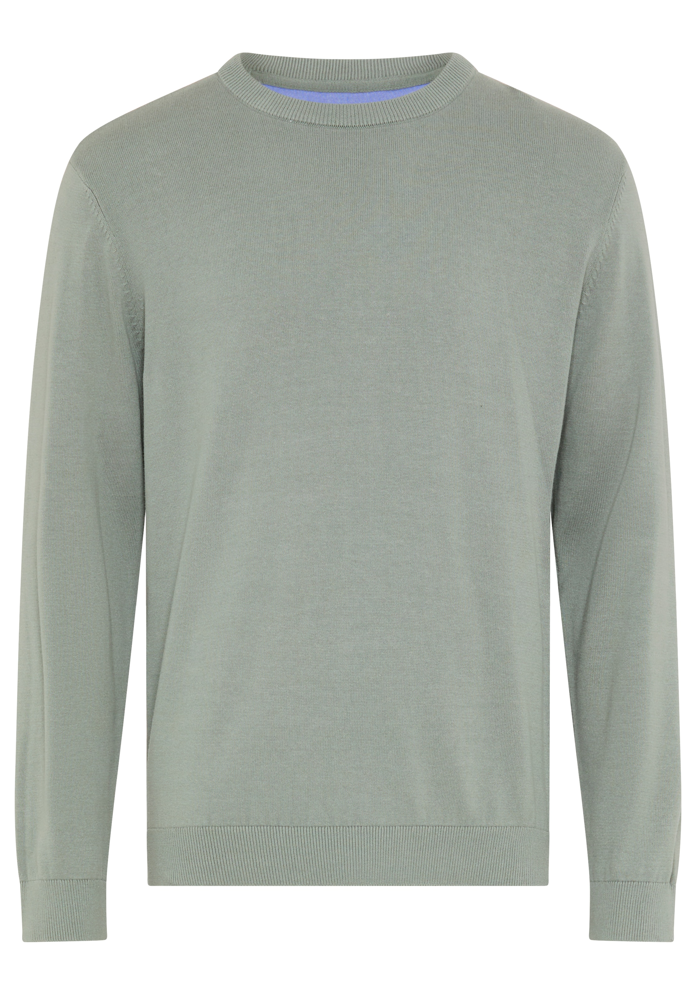 DELMAO Pull à col rond »Neue Kollektion! Feinstrick« en maille fine, idéal pour la mi-saison