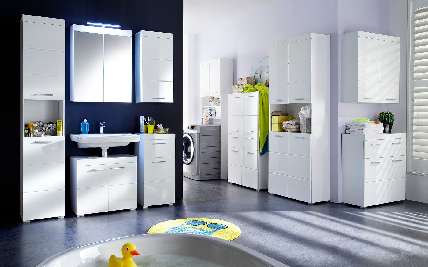 welltime Hängeschrank »Avena« Badschrank mit 1 Tür & 1 Boden - (B/T/H) 37/23/77 cm