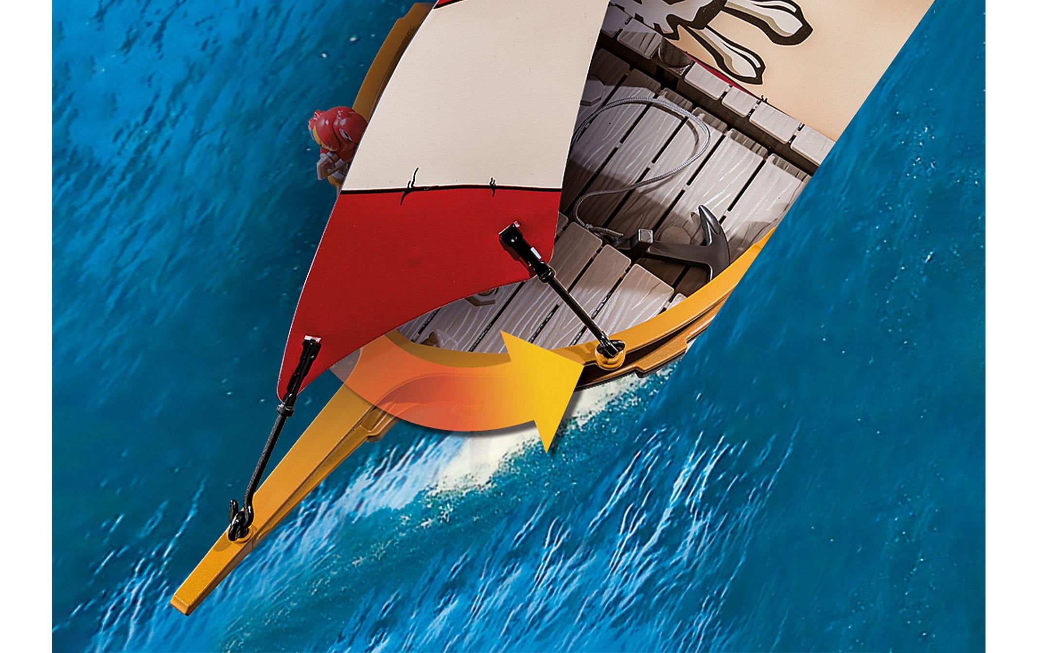 Playmobil® Briques de jeu »Pirates Kleines Piratenschiff 71418«
