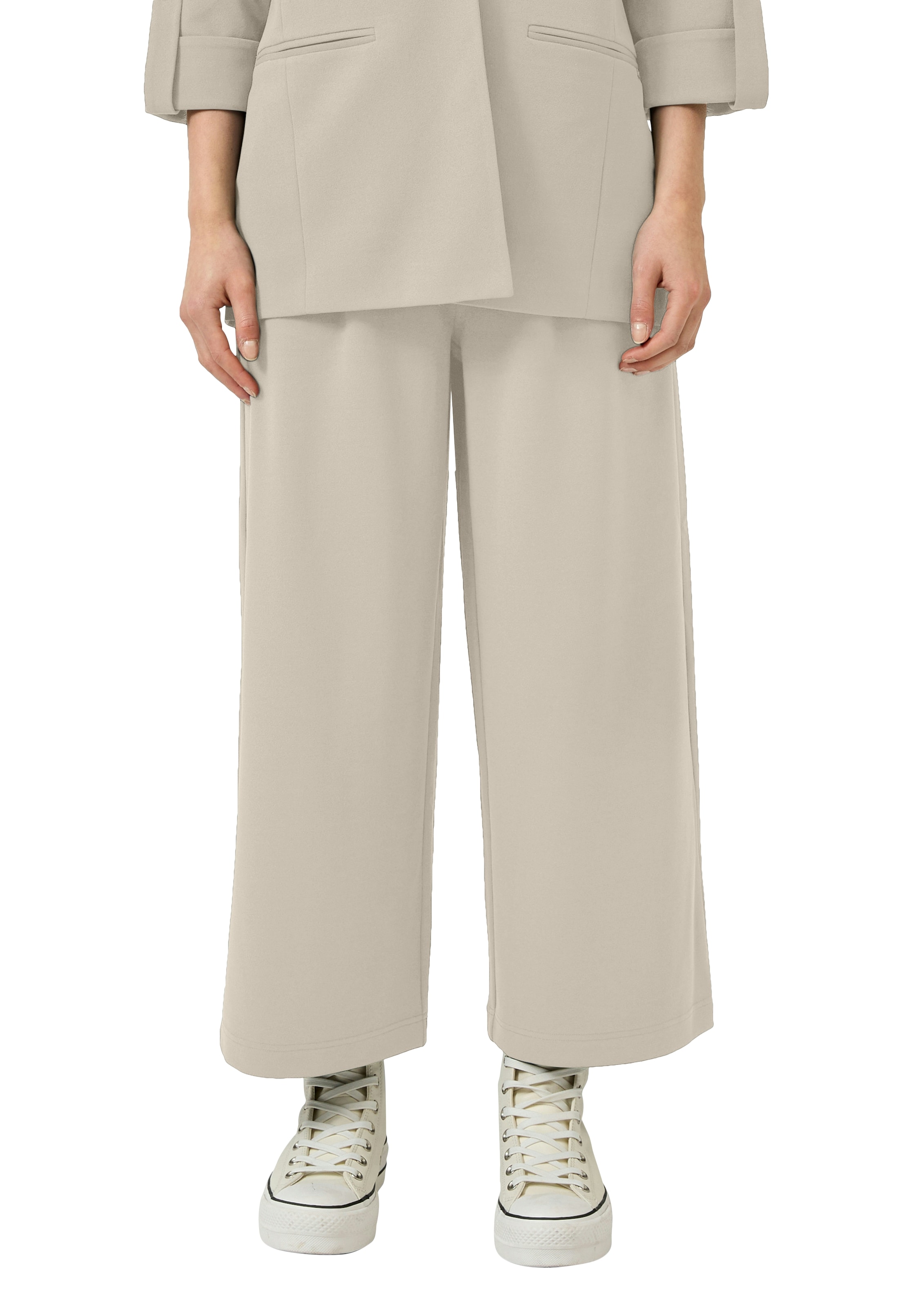QS Jupe-culotte  Sommerhose mit Knopf-Design am Gummibund