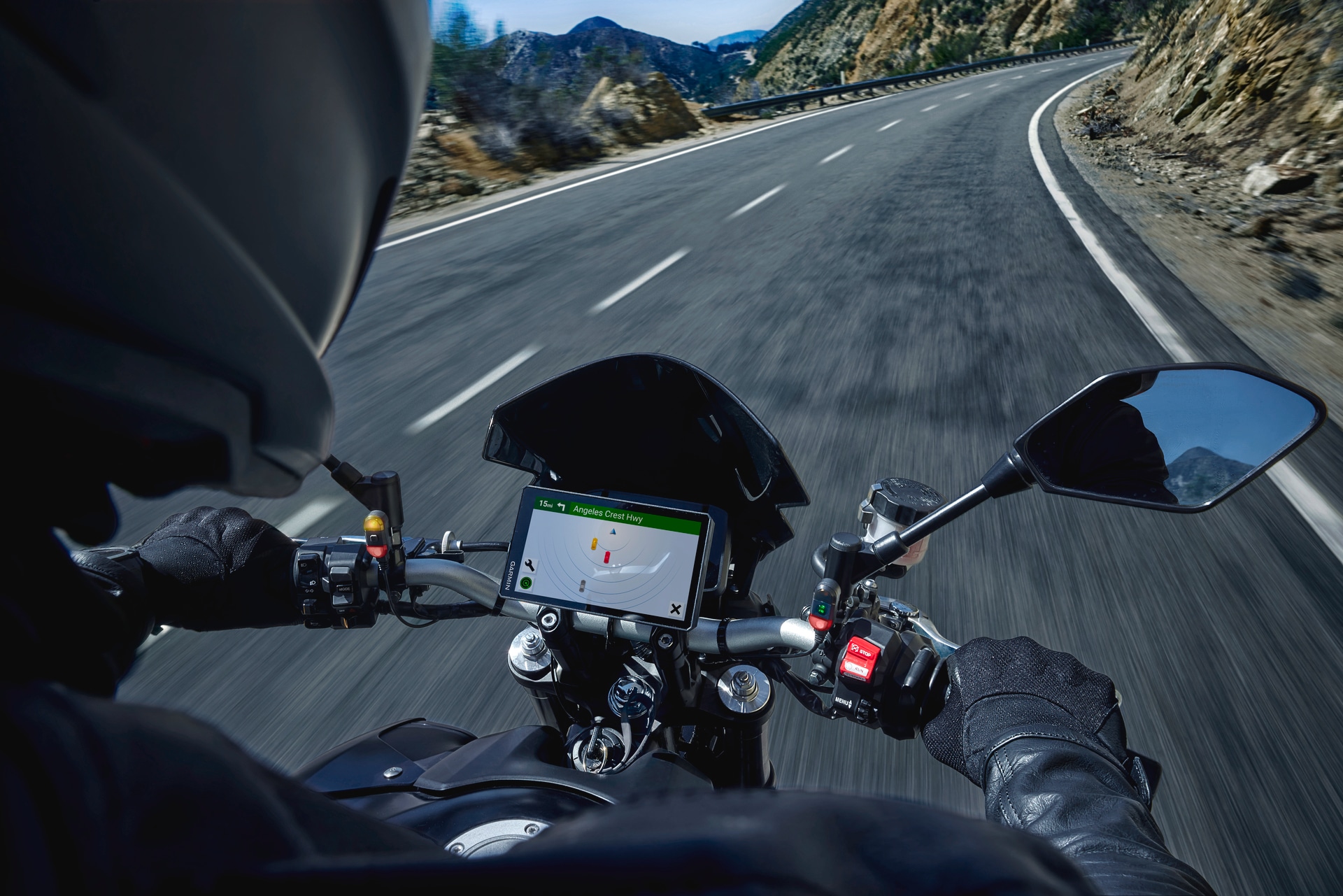 Garmin Capteur »zumo R1 Radar Motorrad-Radar« flexible Montage, Zusatzbeleuchtung, Audiohinweise, kompakt & robust