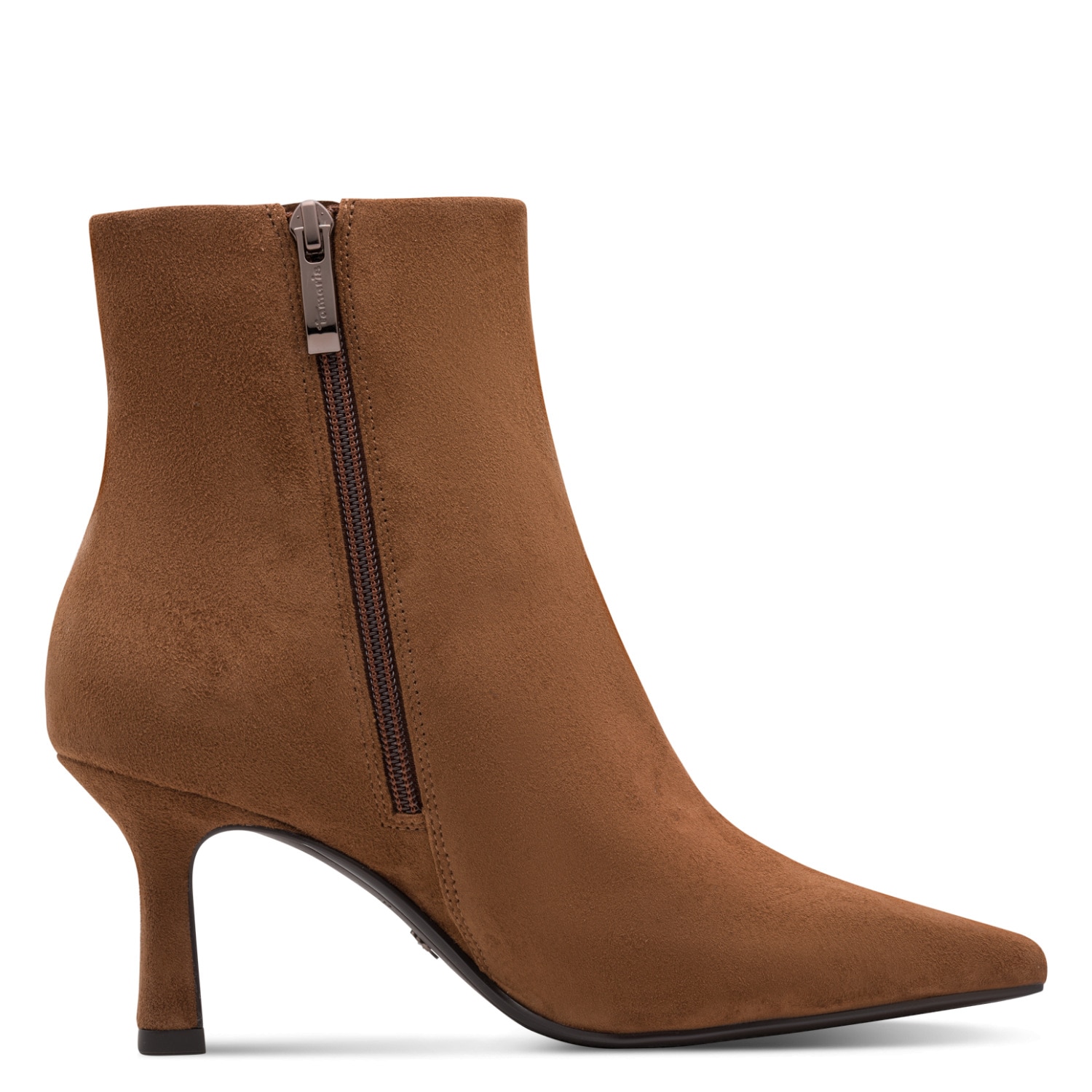 Tamaris Stiefelette  Trichterabsatz, Ankleboots mit zweckmässigem Innenreissverschluss