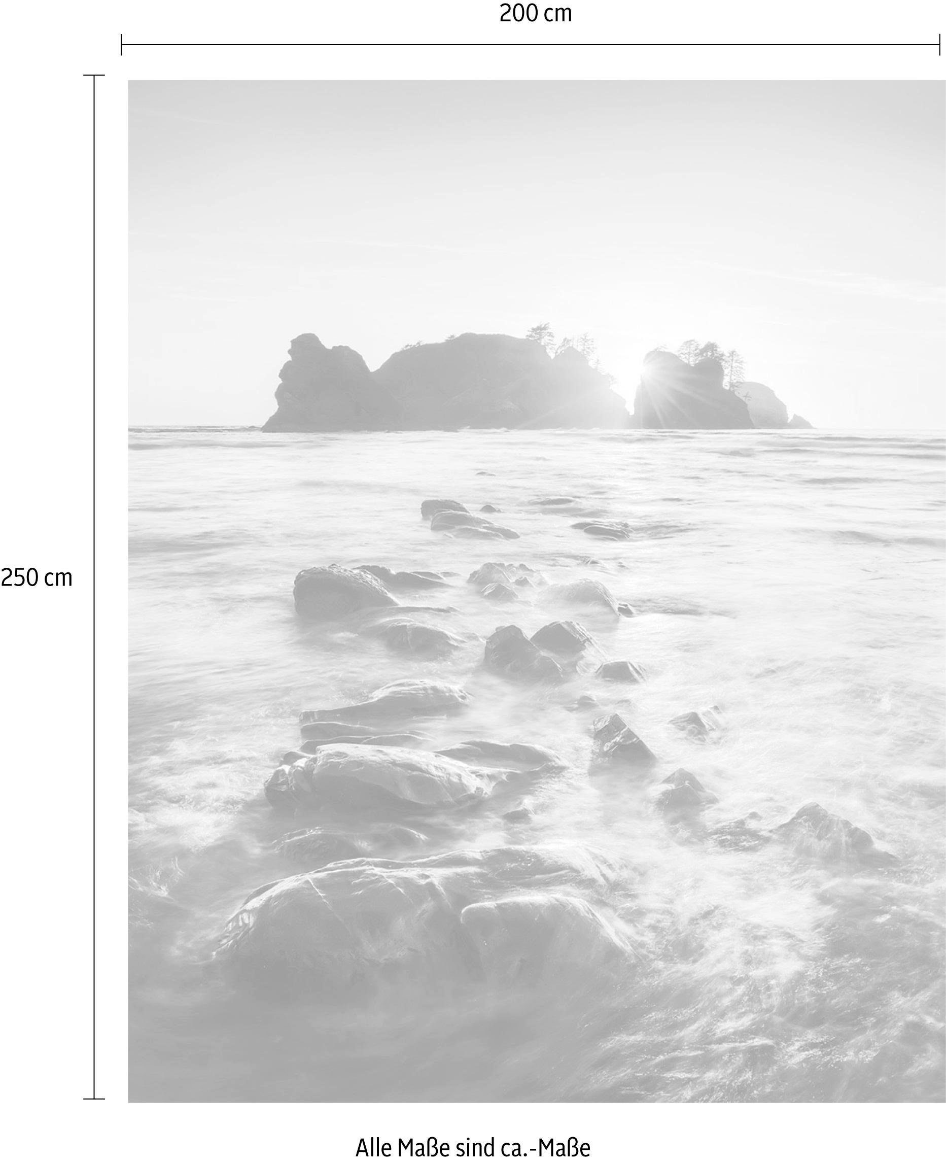 Komar Vliestapete »Digitaldruck Vlies -  Island Dreaming - Grösse 200 x 250 cm« bedruckt glatt Wohnzimmer, Schlafzimmer