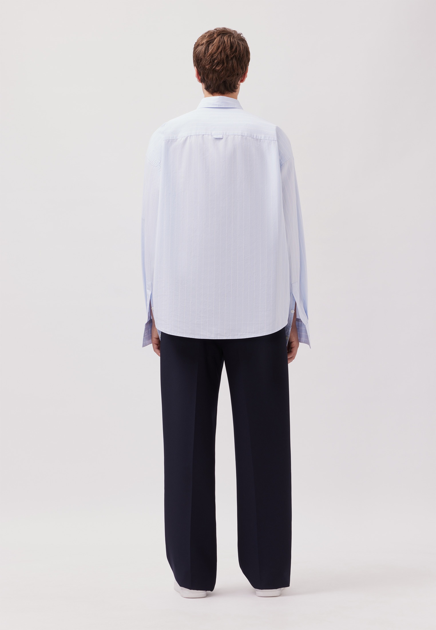 studio seidensticker Chemise d'affaires col Kent oversize 1/1 rayé