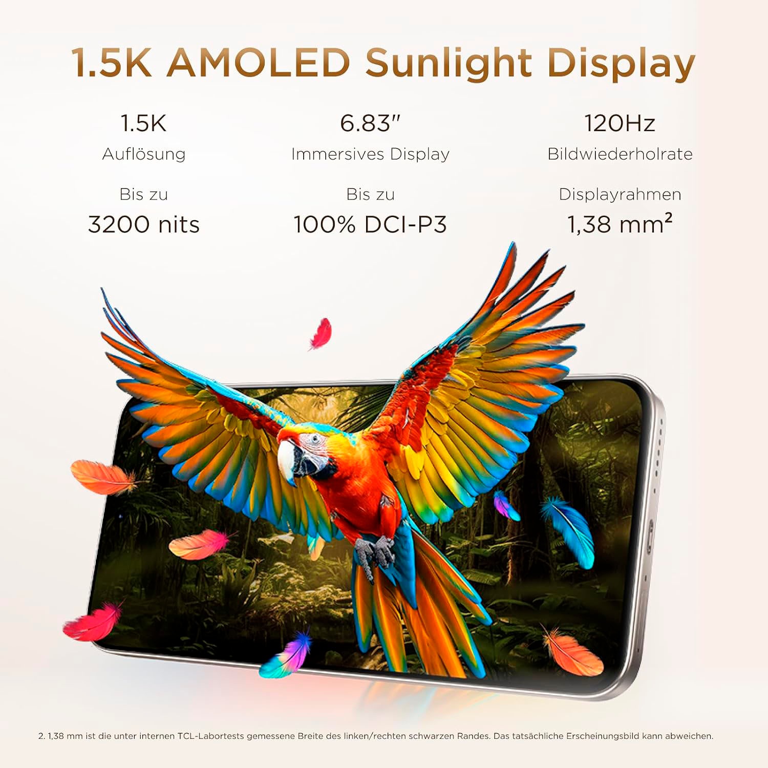 TCL Smartphone »P80« or ensoleillé