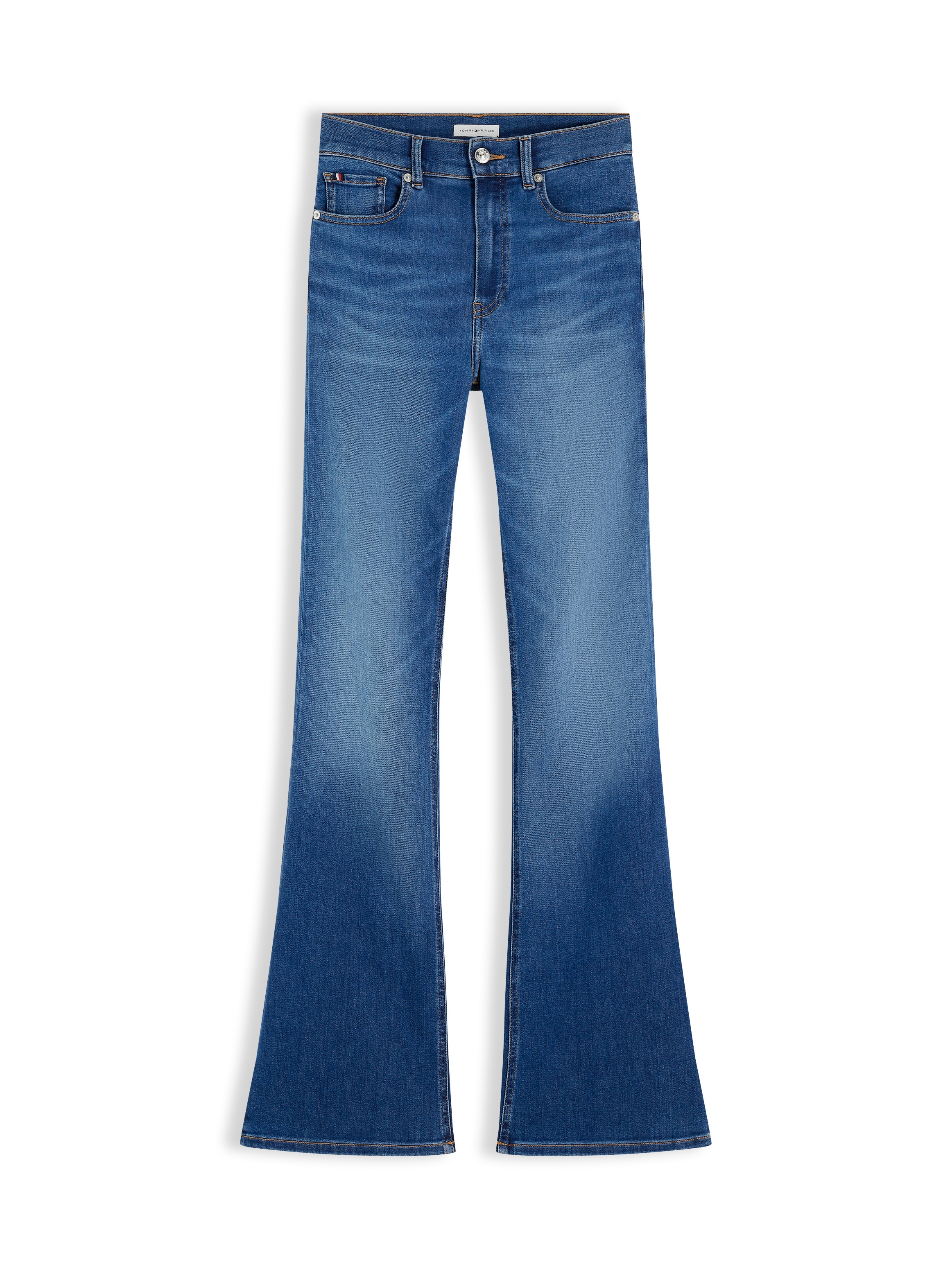 Tommy Hilfiger Jeans bootcut »FLARE KATY RW« Baumwollmischung, Stretch, in ausgestellter Form