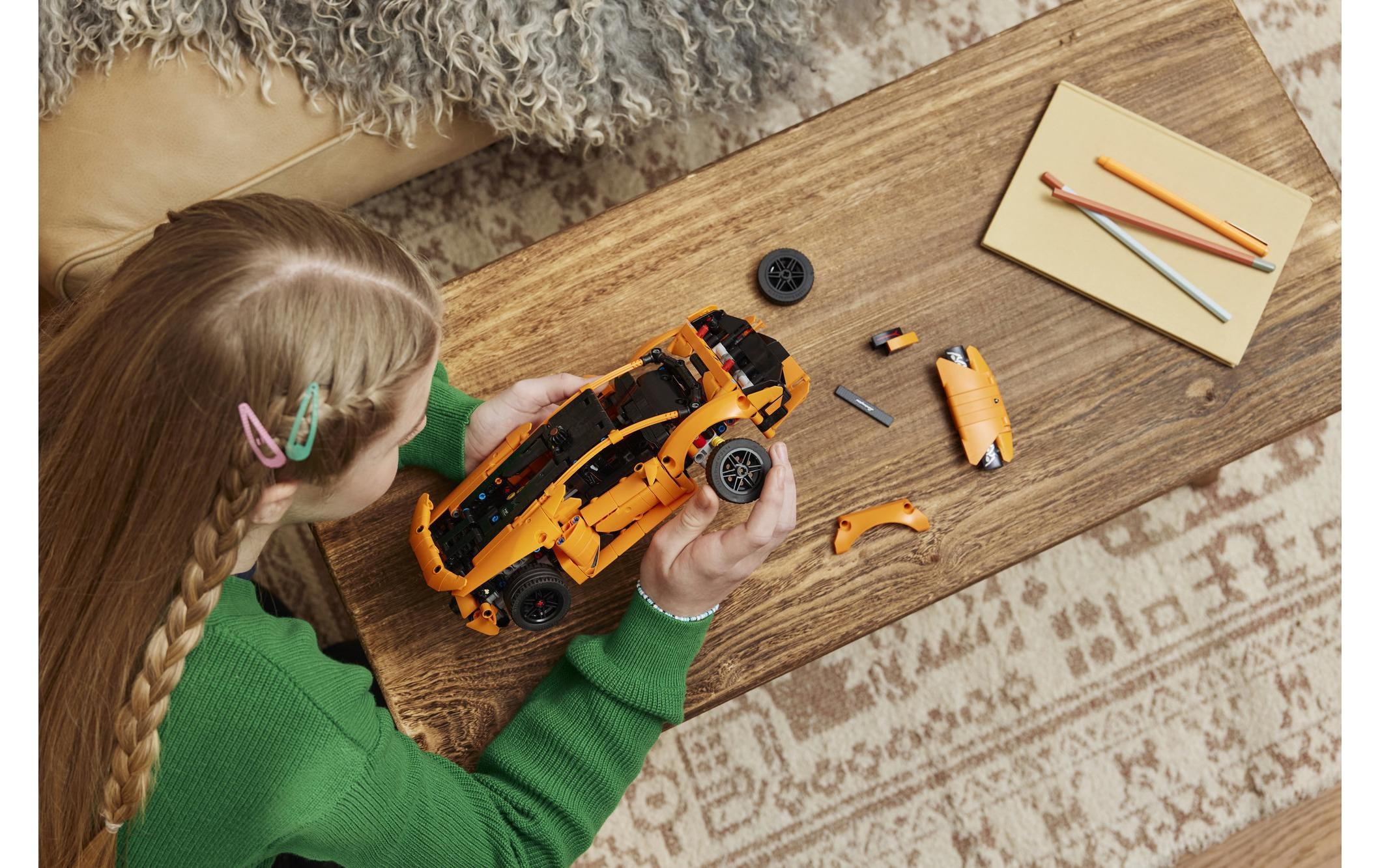 LEGO® Konstruktionsspielsteine »Lamborghini Huracán Tecnica Orange (42196), LEGO Technic« Exklusives Set; Made in Europe