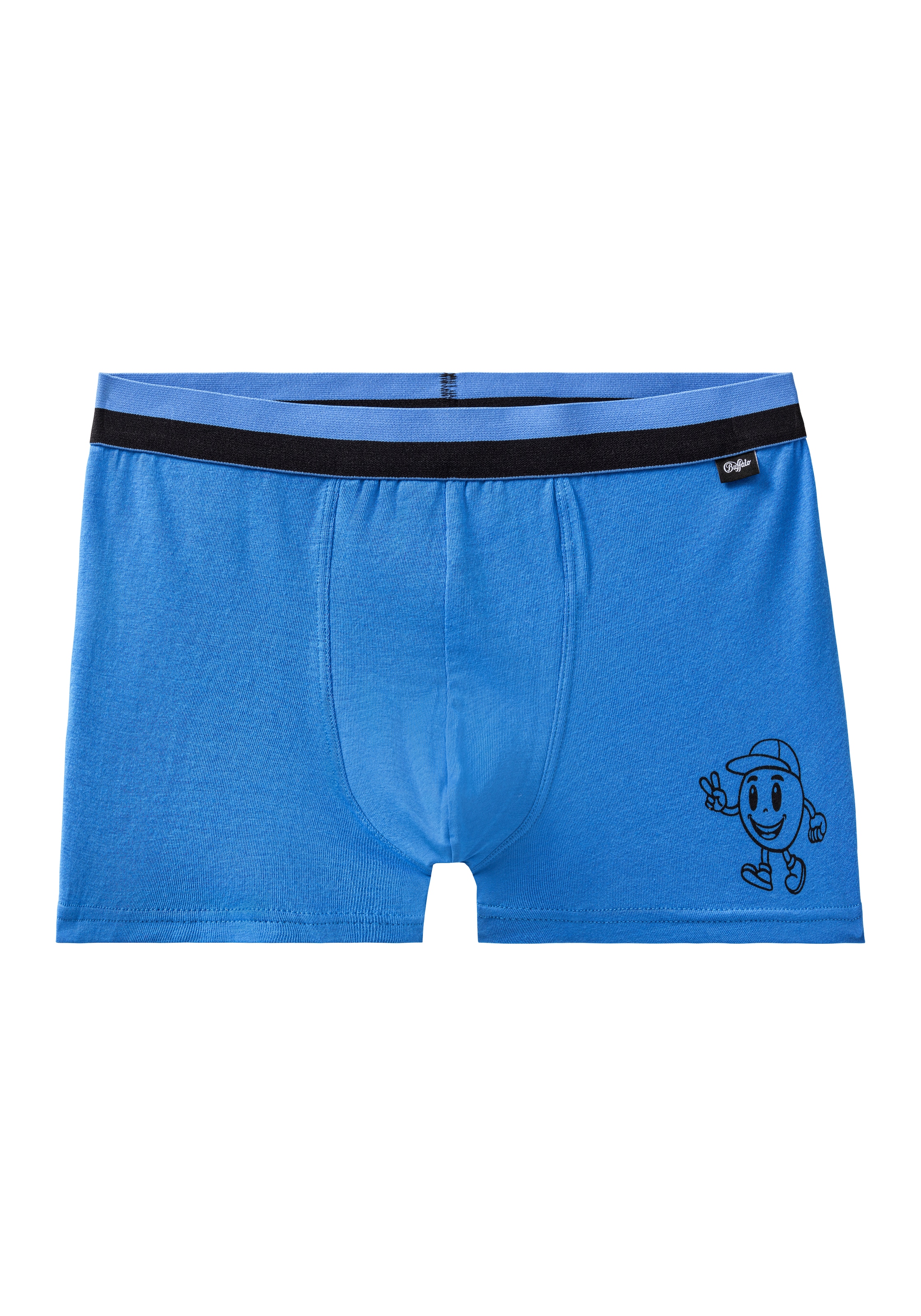 Buffalo Boxer »Boxershorts für Jungen« Packung, 4 Stk. mit witzigen Icons bedruckt