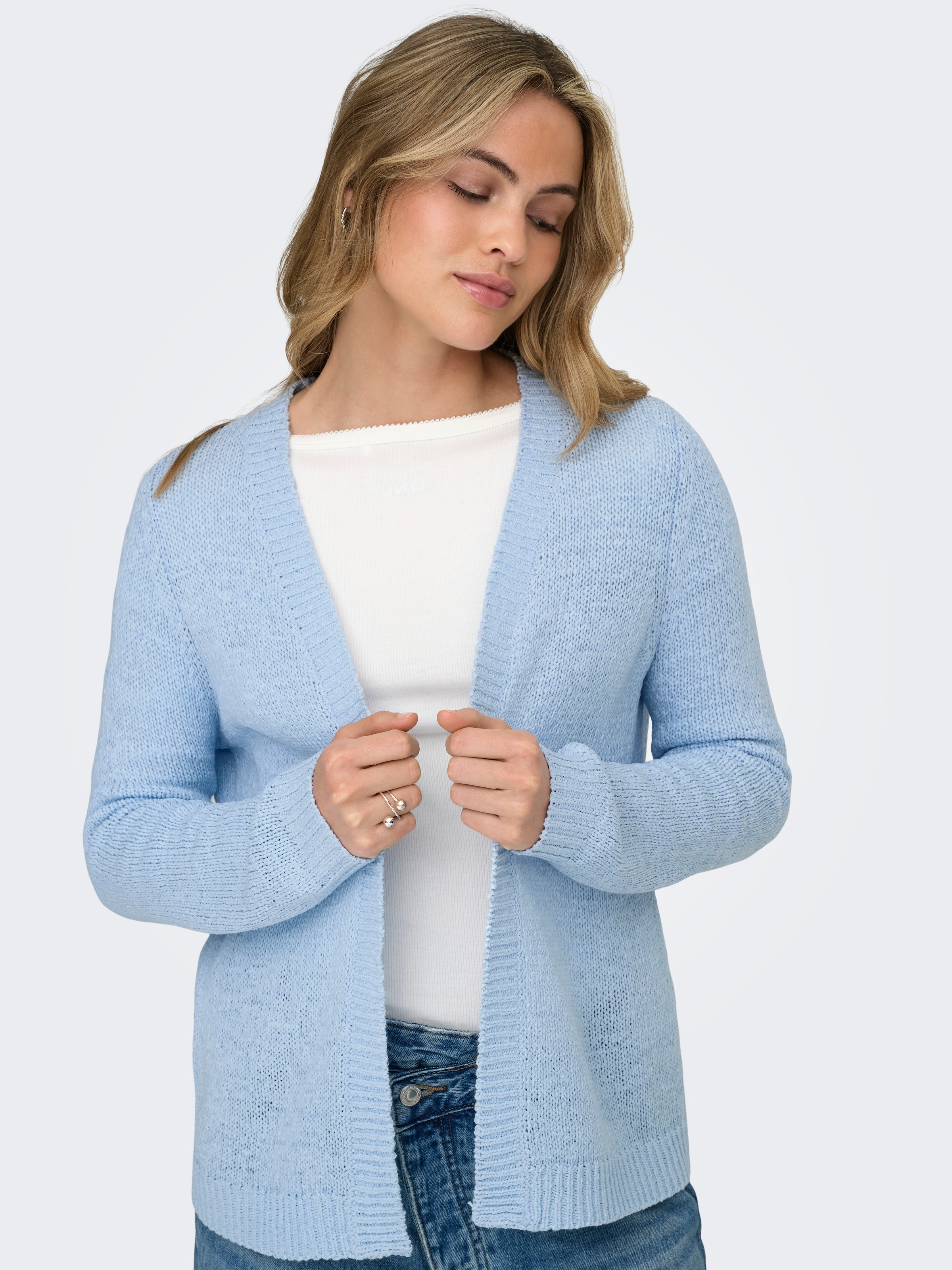 ONLY Veste en tricot »ONLGEENA LS OPEN CARDIGAN KNT«