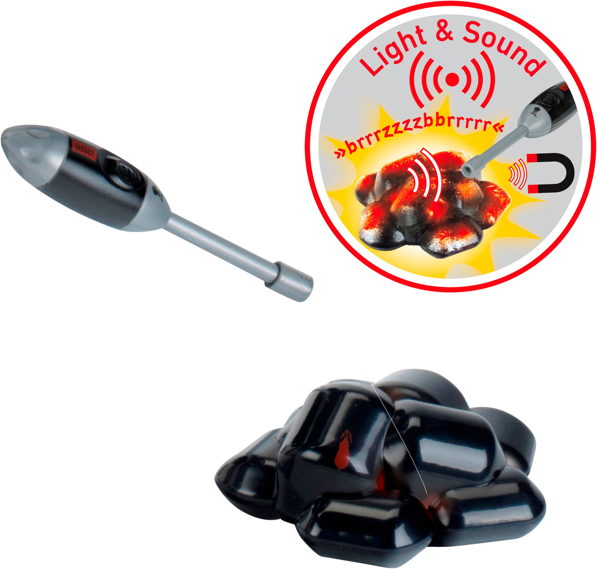 Klein Kinder-Küchenset »Weber Spiel-Kugelgrill One Touch Premium« mit Licht und Sound, Made in Germany