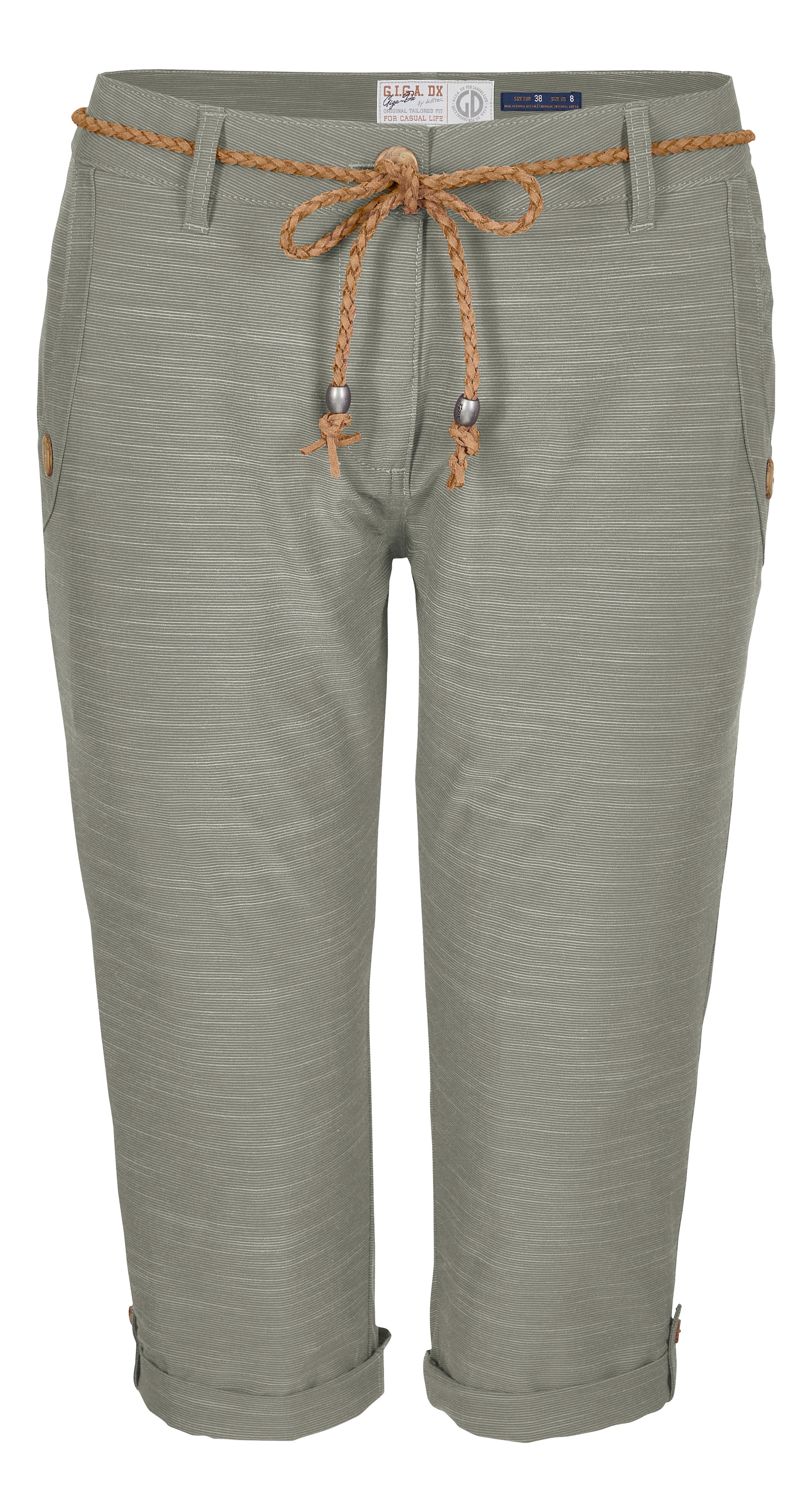 G.I.G.A. DX by killtec Pantalon 3/4 »GS 93 WMN PNTS«  avec forme de jambe étroite, uni, en matière élastique