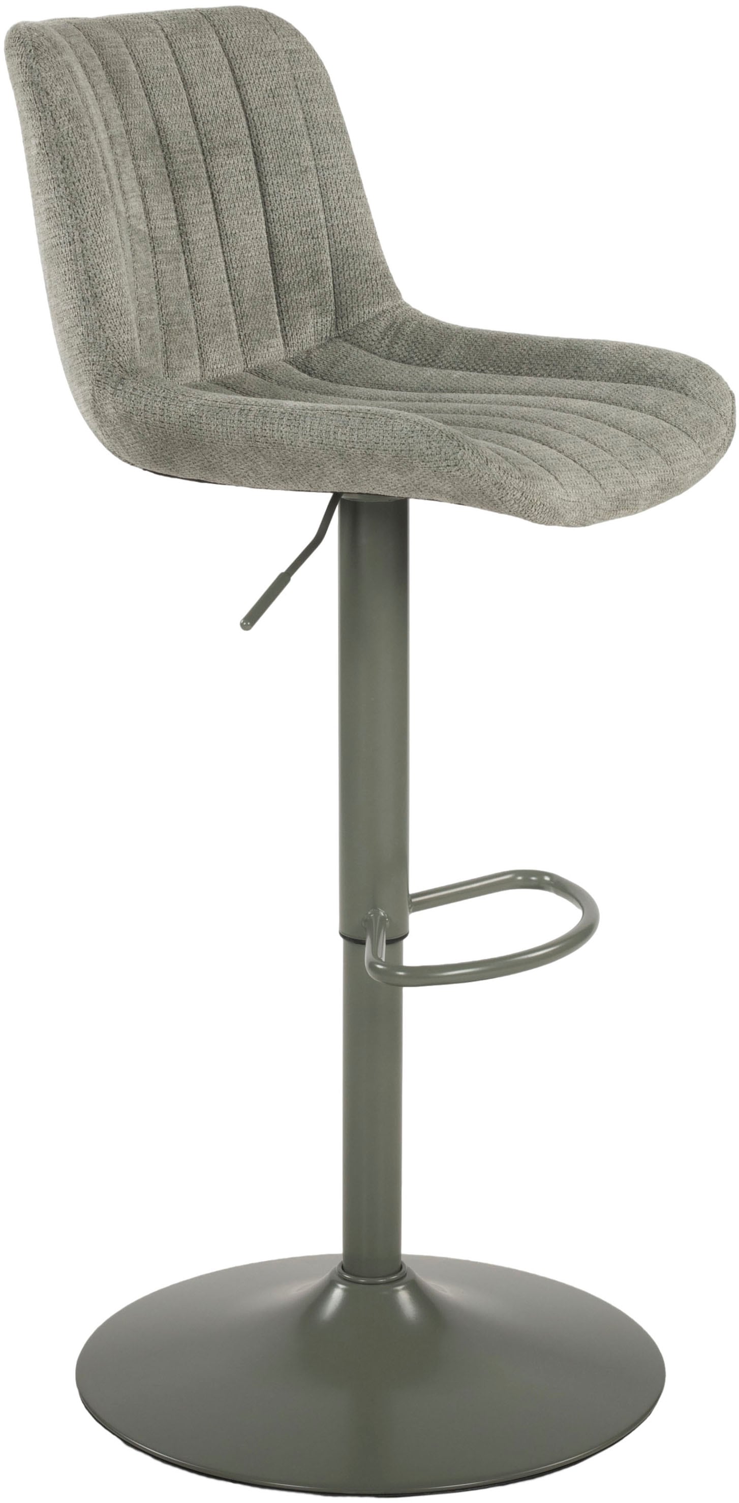 Duo Collection Tabouret de bar »Kelly« 1 cuis tlg. incl. dossier et repose-pieds, réglable en hauteur, pivotant à 360°