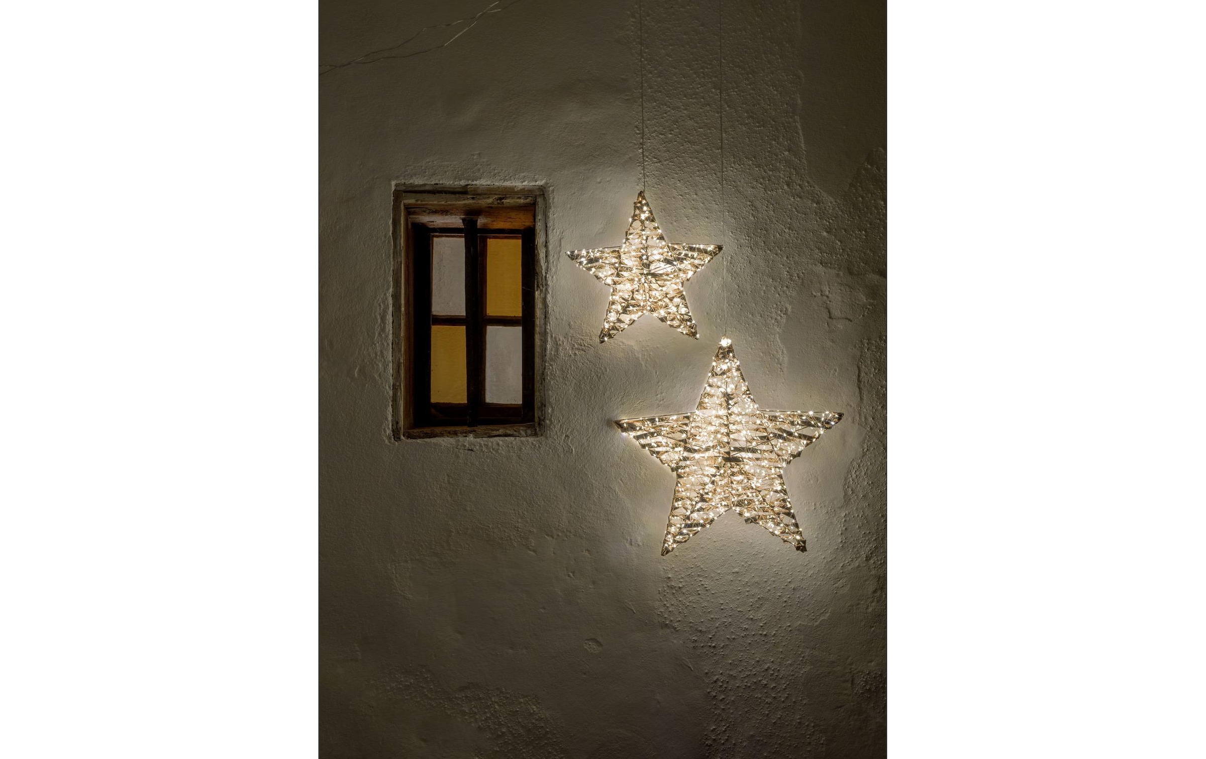 STT LED Dekofigur »hanging star, 35« Warmweiss