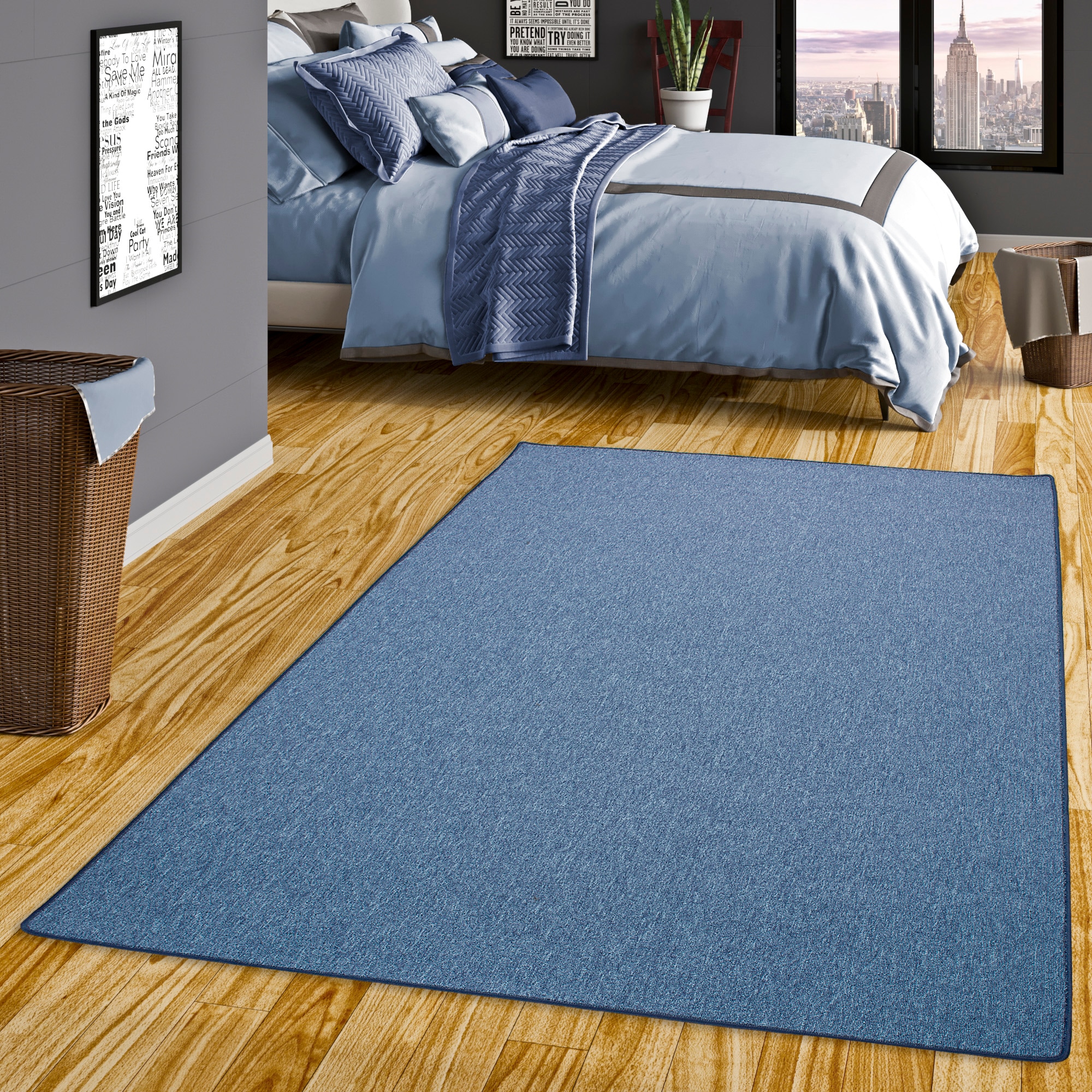 my home Teppich »Fortis, Schlinge, Made in Netherlands« rechteckig 5 mm Höhe Uni Farben, gekettelt, auch als Läufer, strapazierfähig, Wohnzimmer