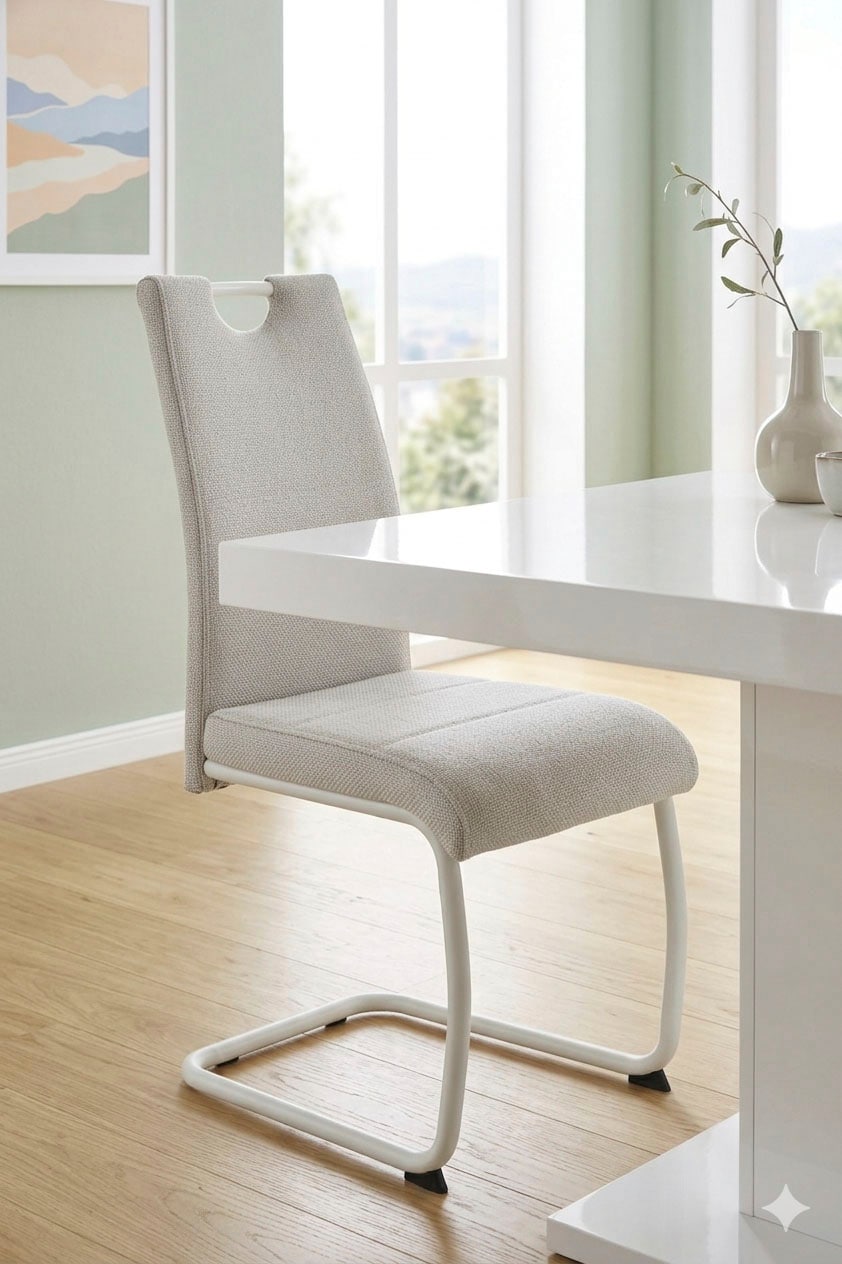 HELA Chaise cantilever »FLORENZ« () 1 cuisChâssis tube rond assorti, rembourré, avec poignée