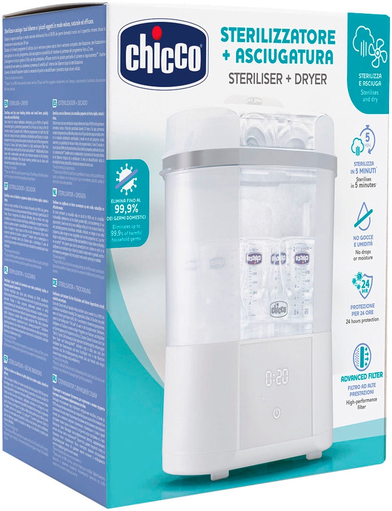 Chicco Stérilisateur à vapeur »Modularer Sterlisator mit Trocknungsfunkion« mit Trocknungsfunktion
